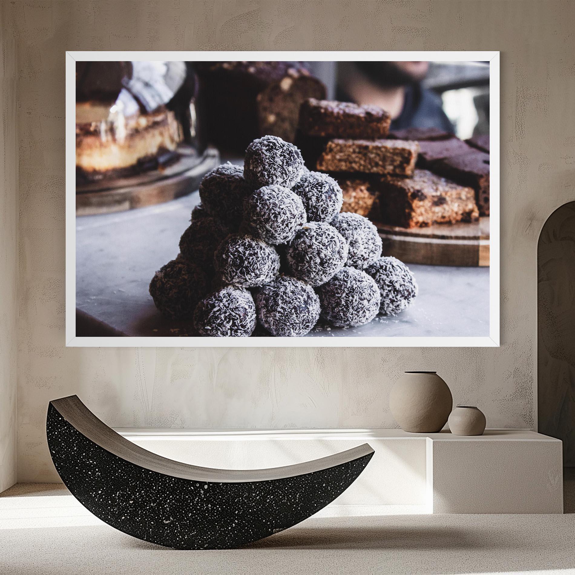 Vászonkép Chocolate Balls mockup 8