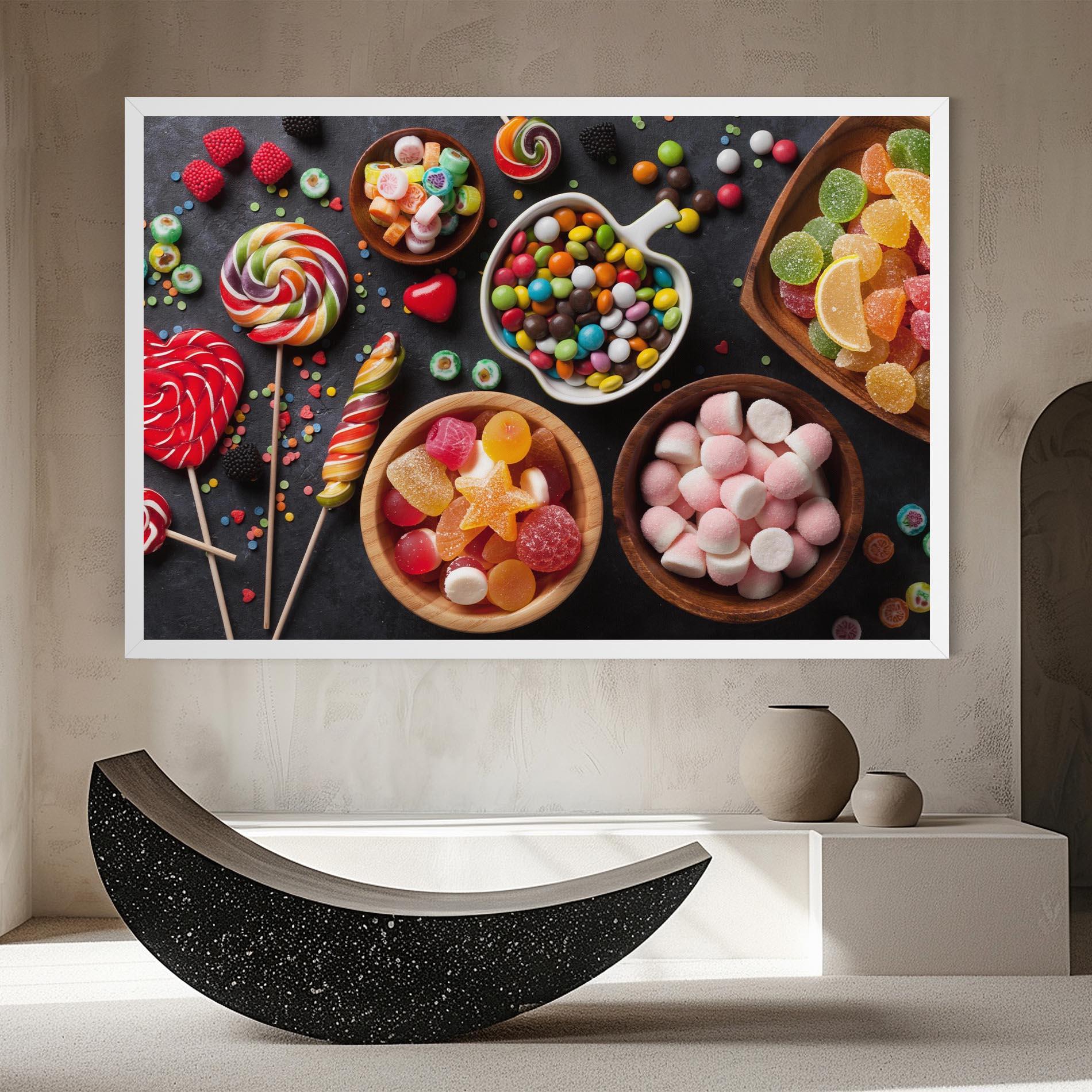 Vászonkép Colorful Candies mockup 8