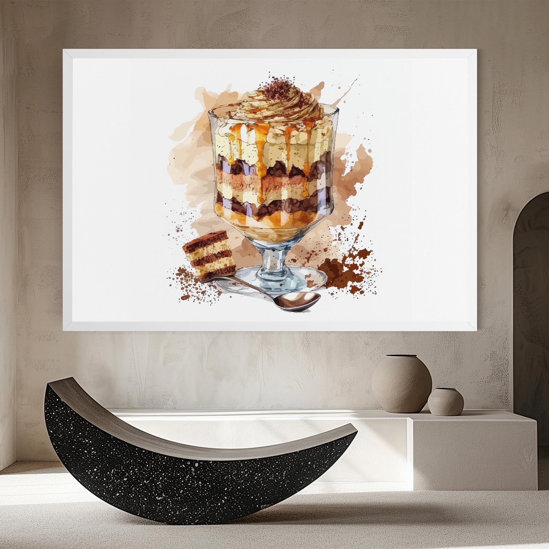 Vászonkép Cup Dessert mockup 8