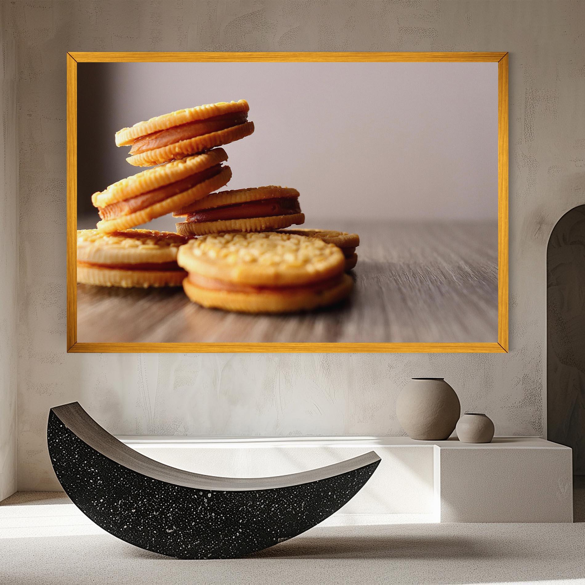 Vászonkép Biscuits mockup 8