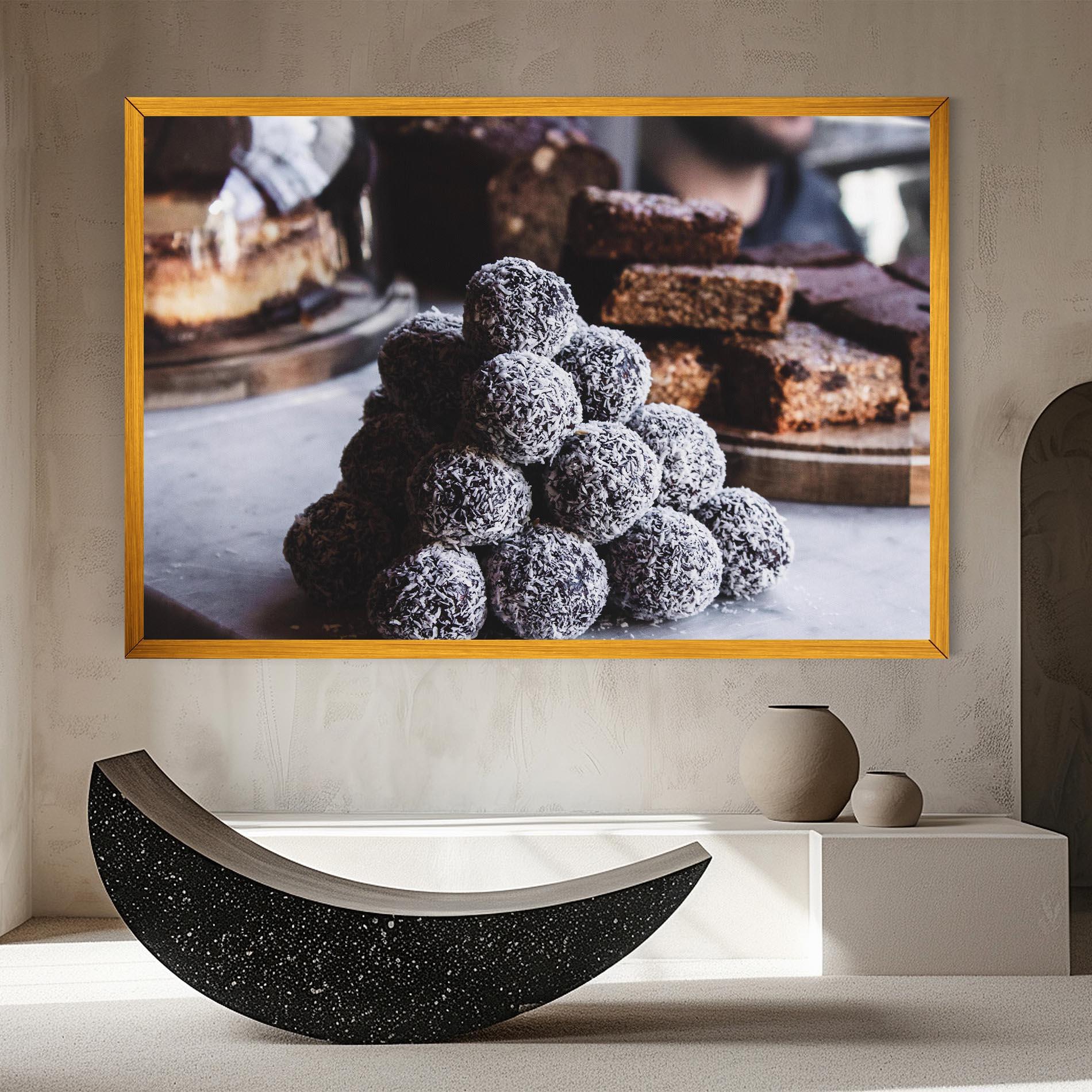 Vászonkép Chocolate Balls mockup 8
