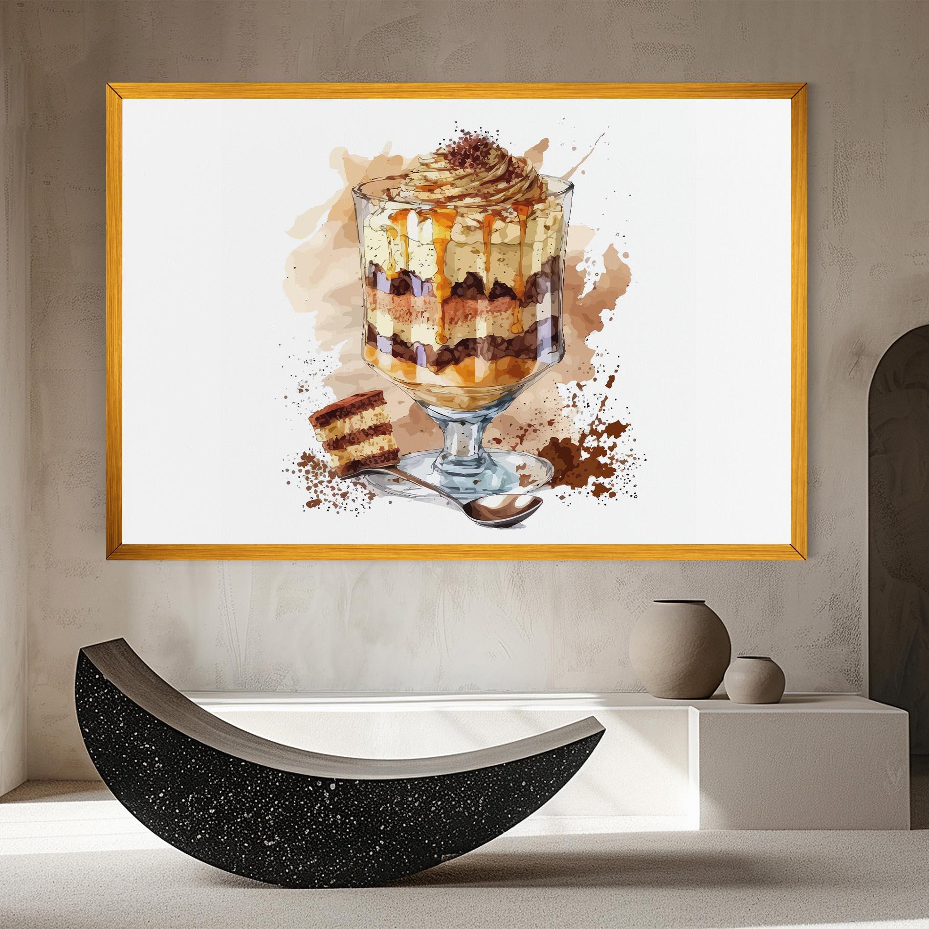 Vászonkép Cup Dessert mockup 8