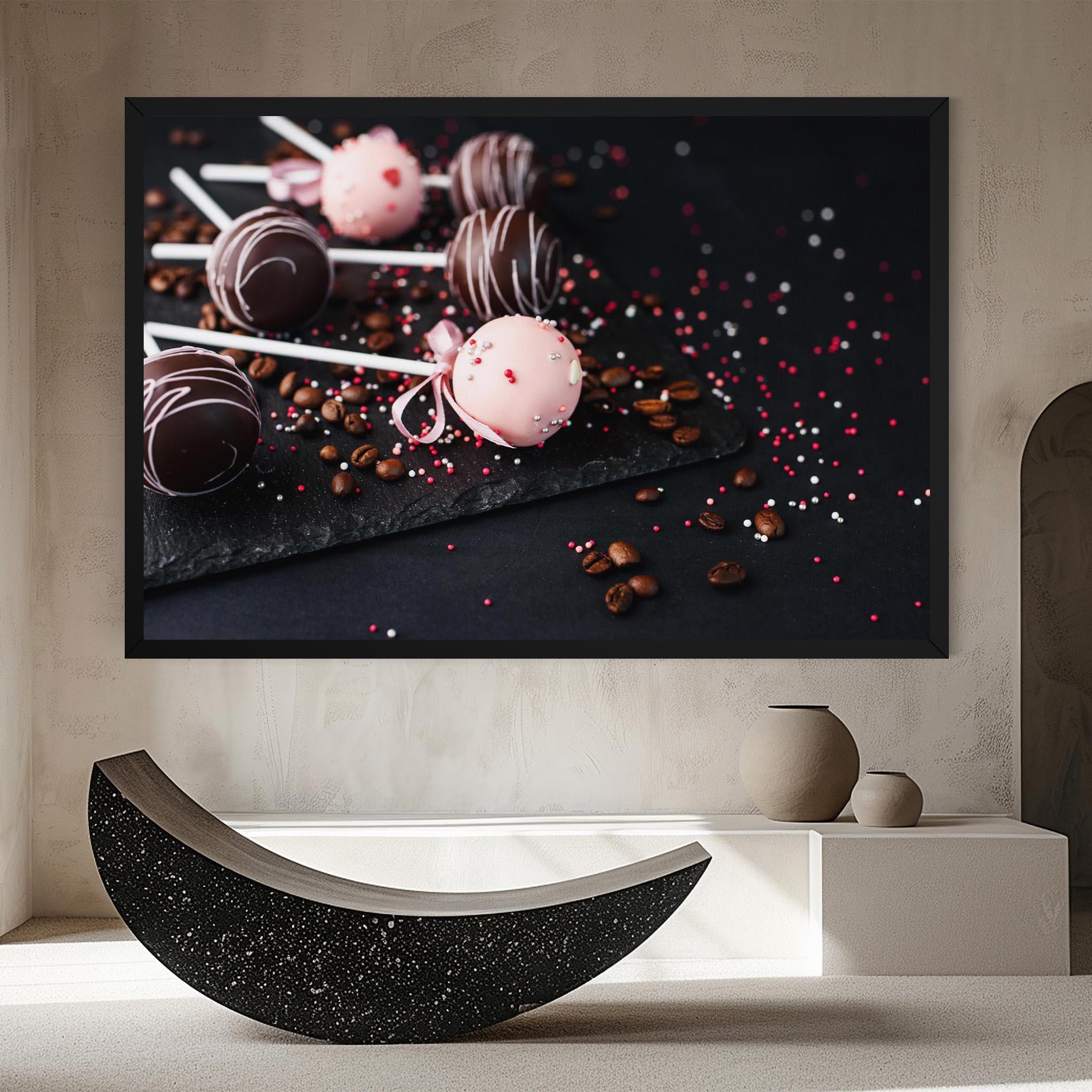 Vászonkép Chocolate Dessert mockup 8