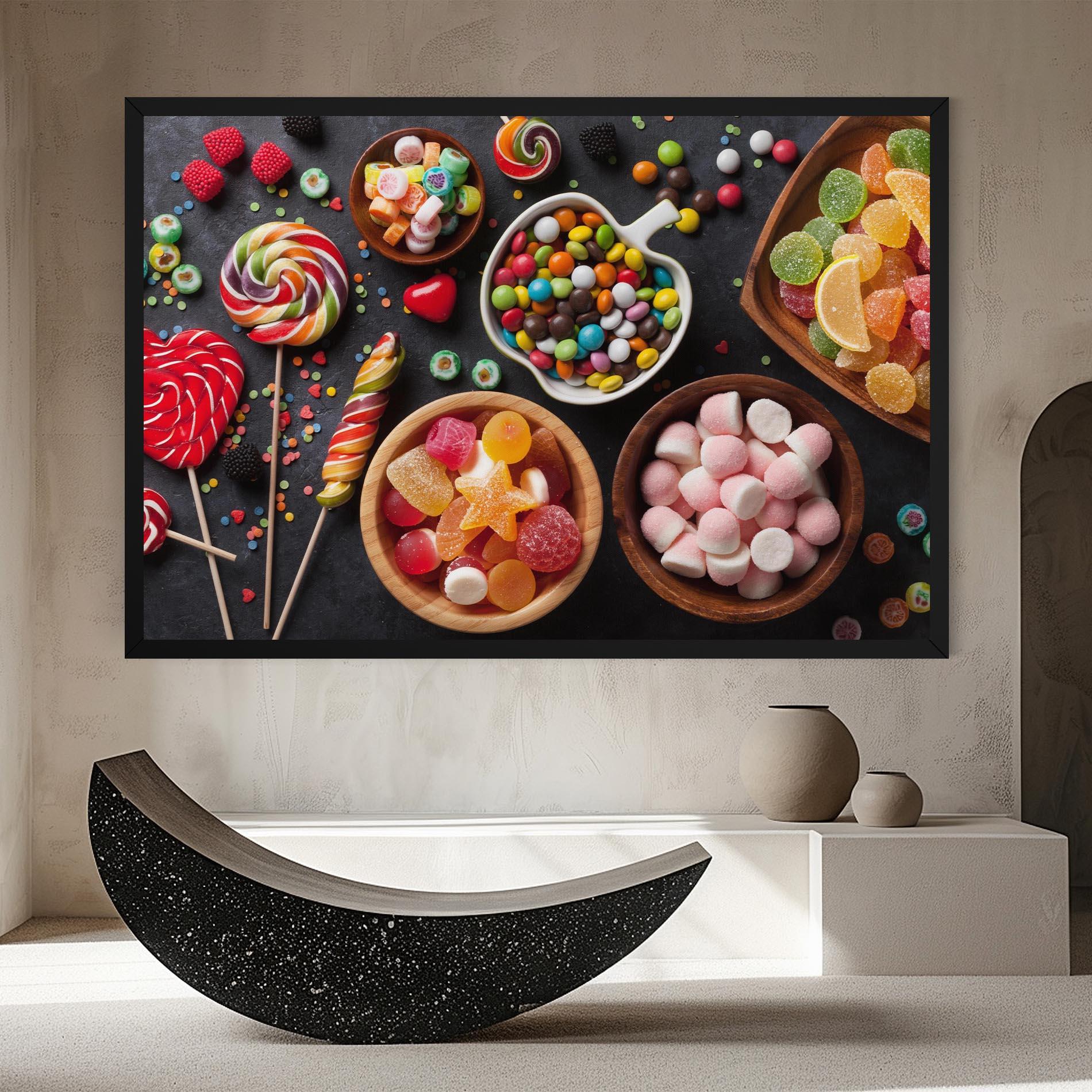 Vászonkép Colorful Candies mockup 8