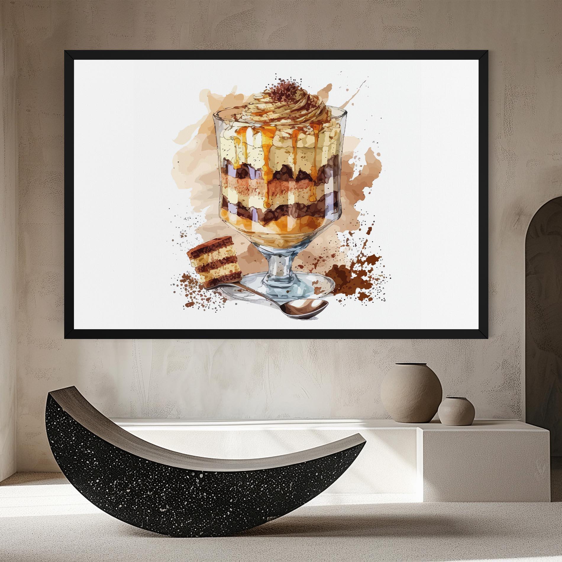 Vászonkép Cup Dessert mockup 8