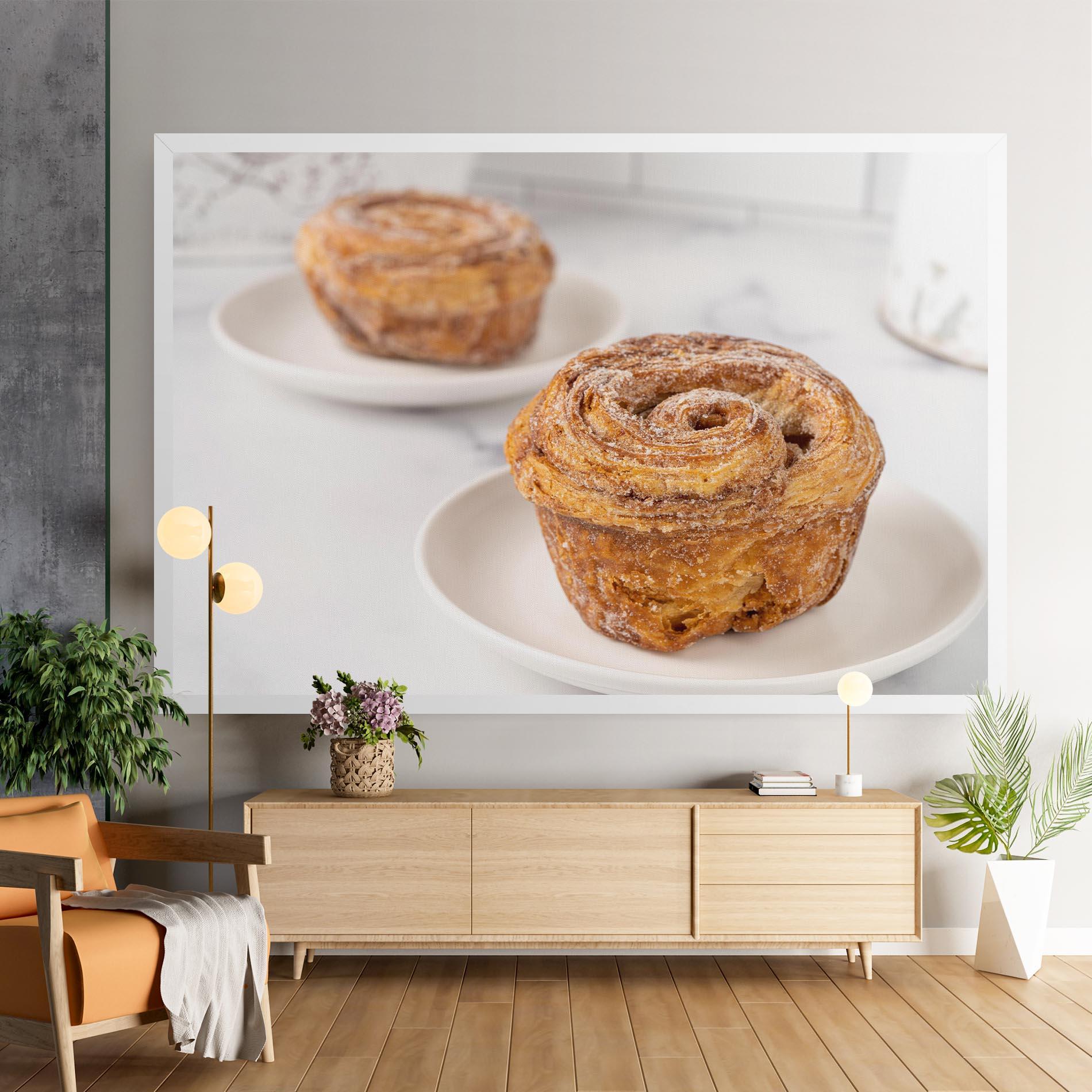 Vászonkép Cinnamon Roll mockup 9