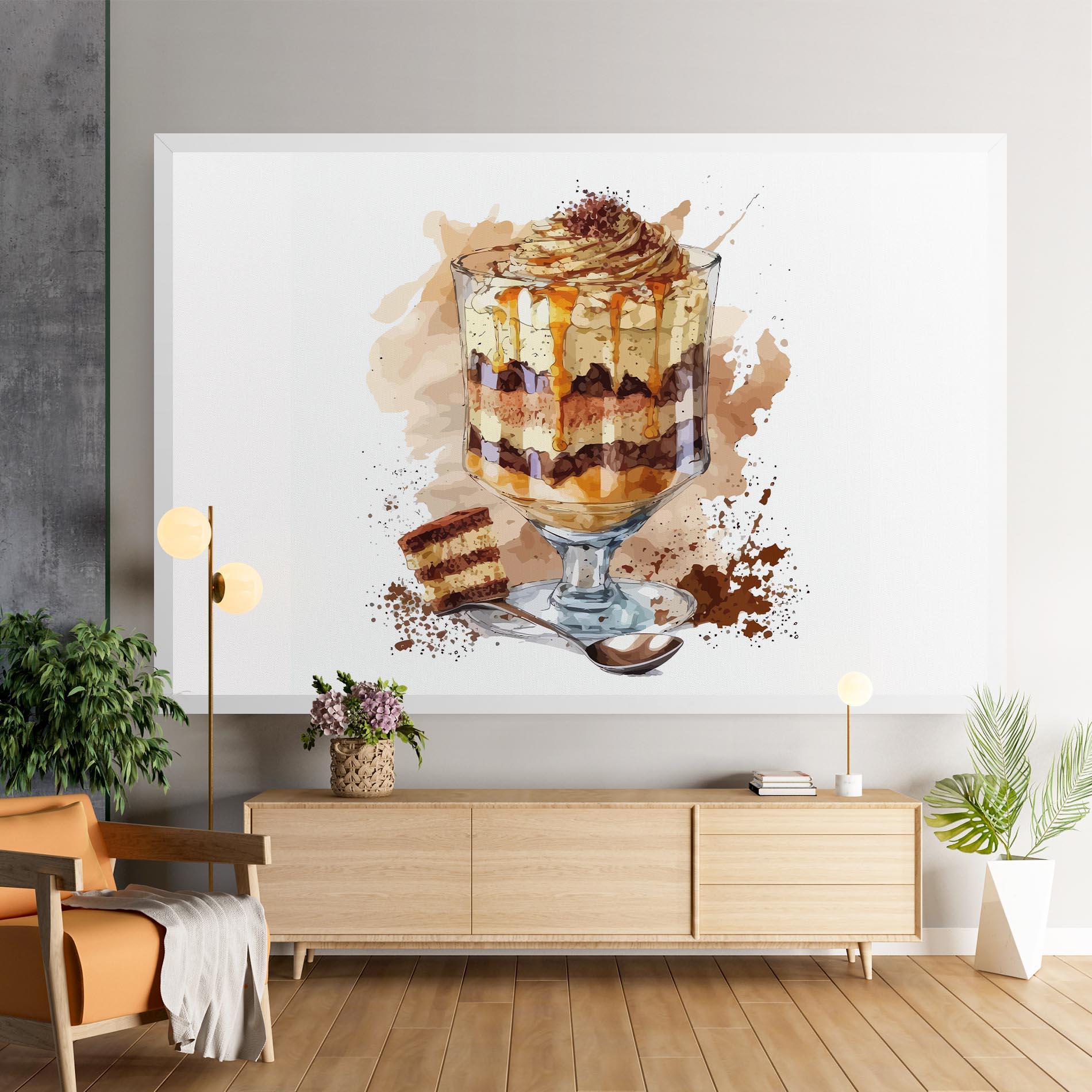 Vászonkép Cup Dessert mockup 9