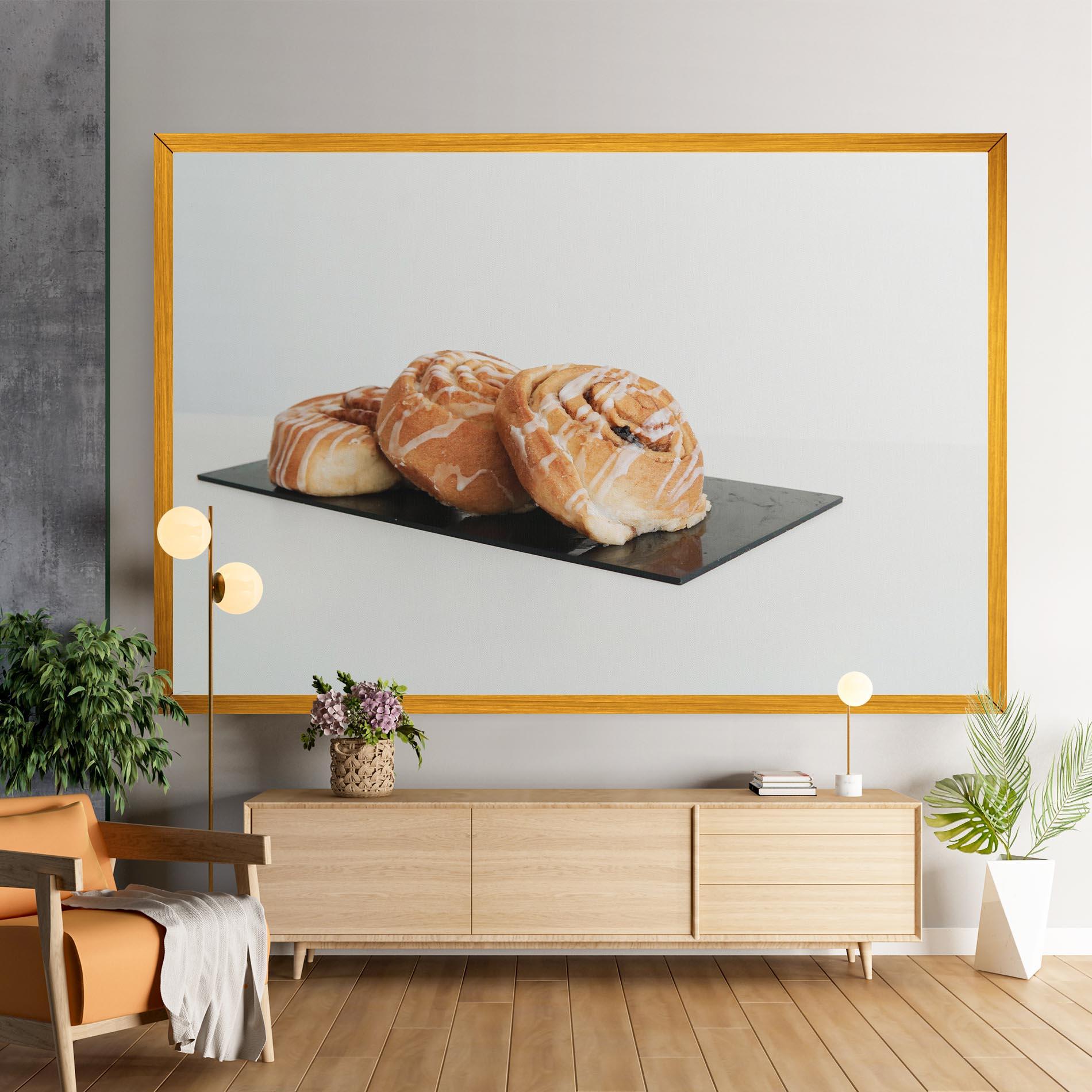 Vászonkép Cinnamon Rolls mockup 9