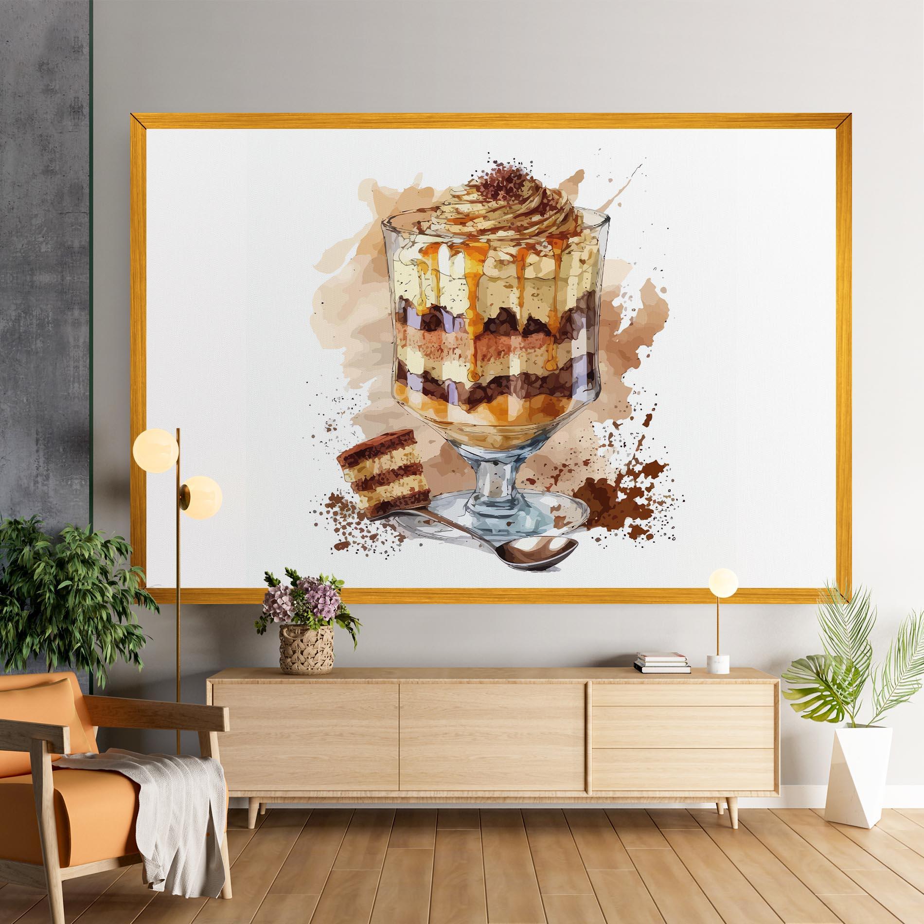 Vászonkép Cup Dessert mockup 9