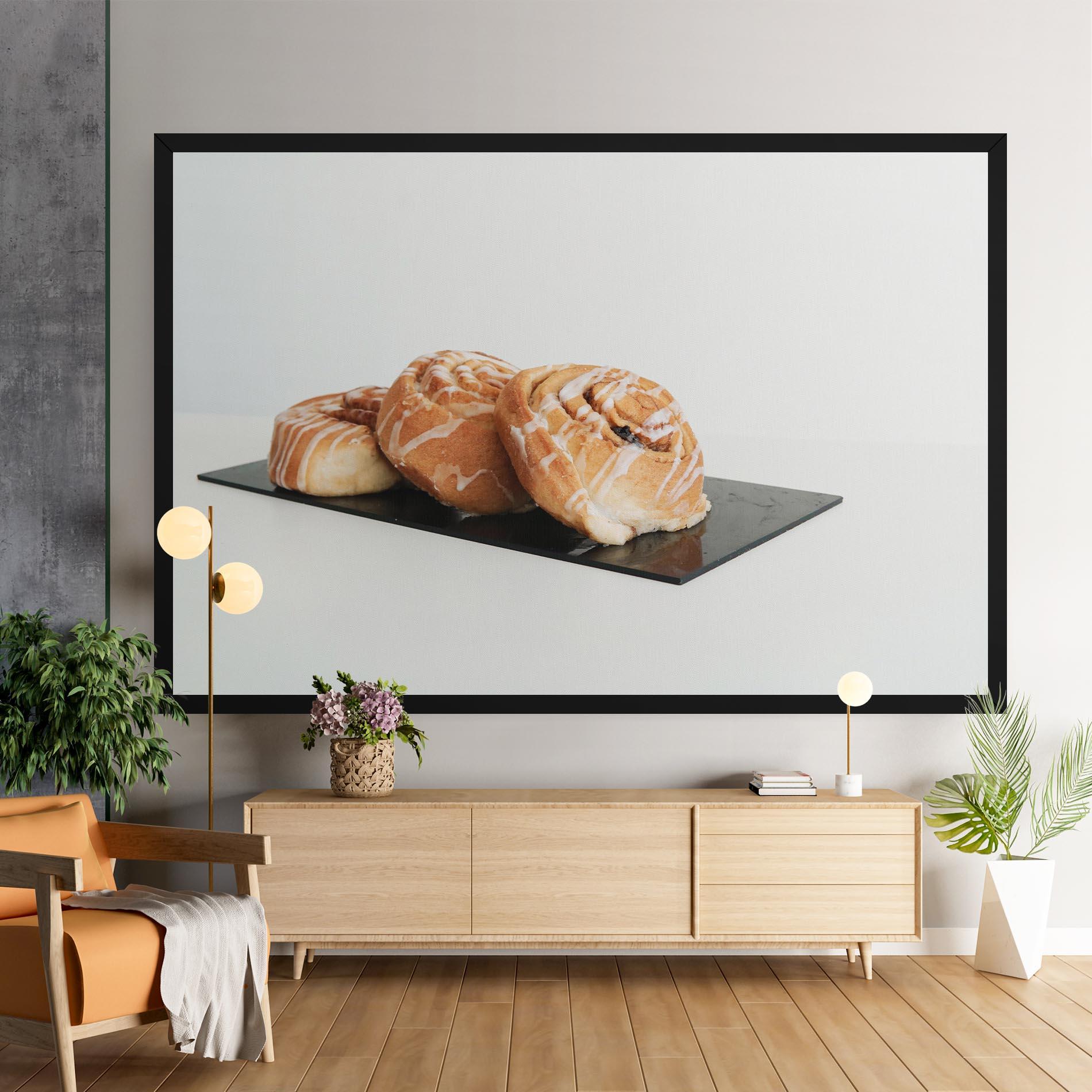 Vászonkép Cinnamon Rolls mockup 9