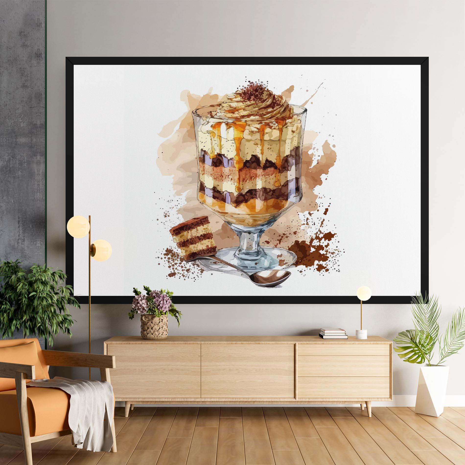 Vászonkép Cup Dessert mockup 9