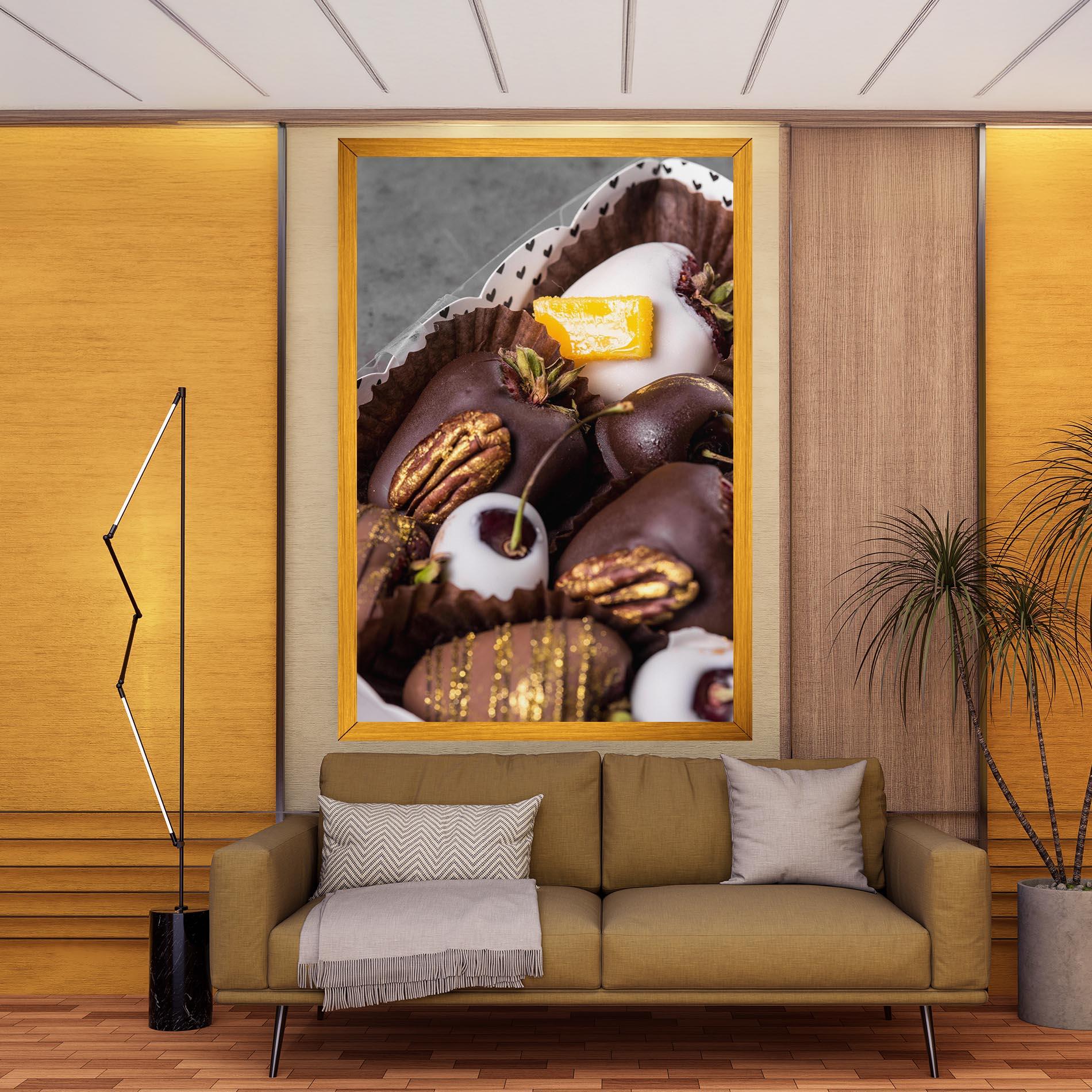 Vászonkép Chocolate Covered mockup 9