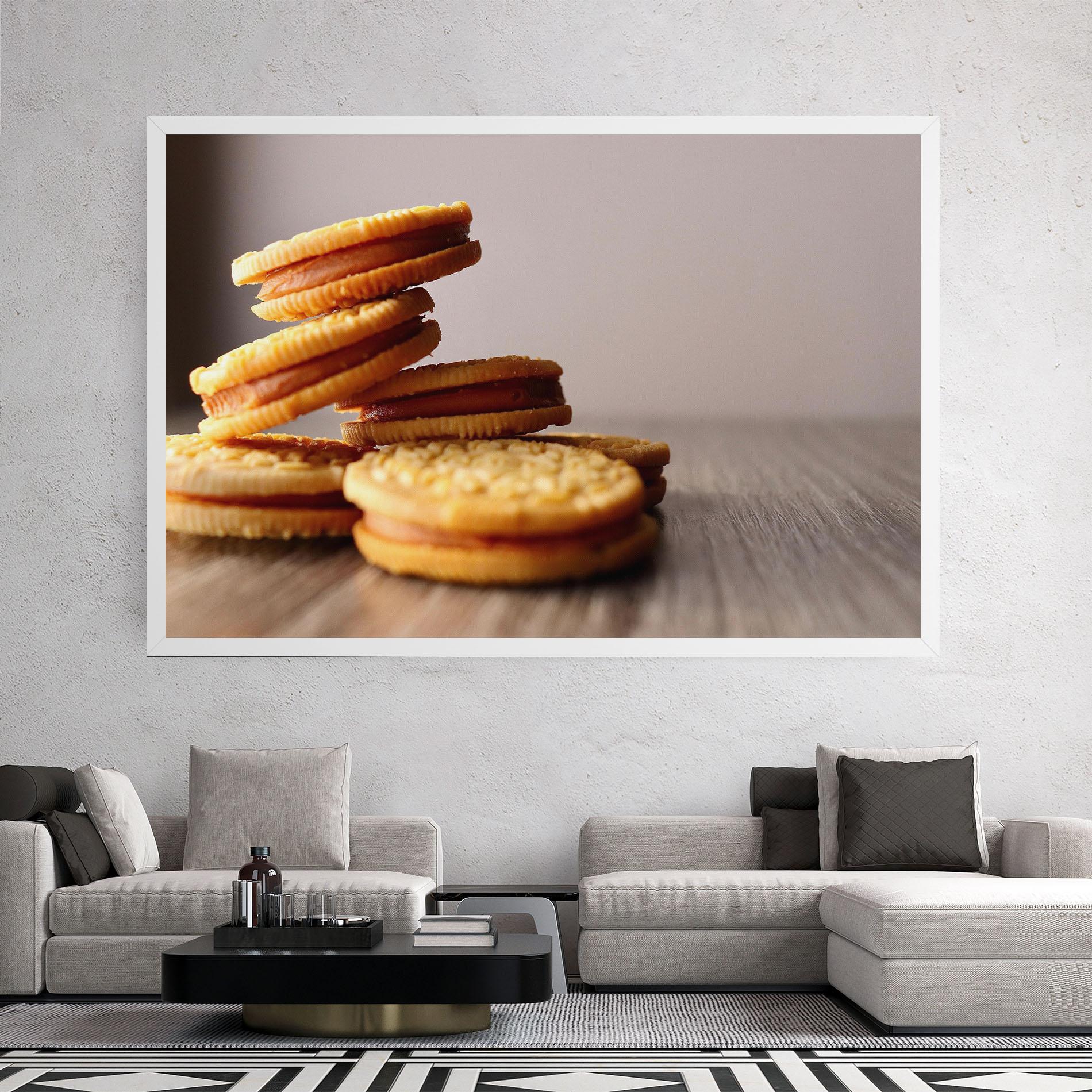 Vászonkép Biscuits mockup 2