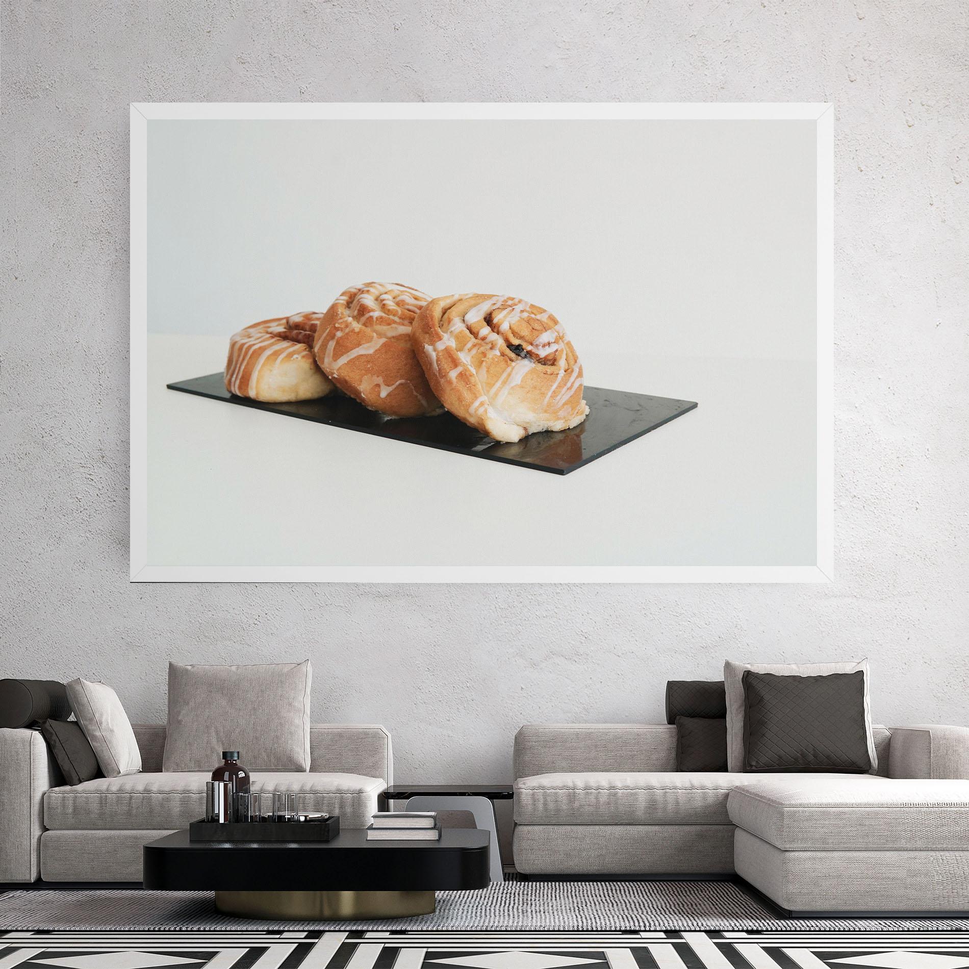 Vászonkép Cinnamon Rolls mockup 2