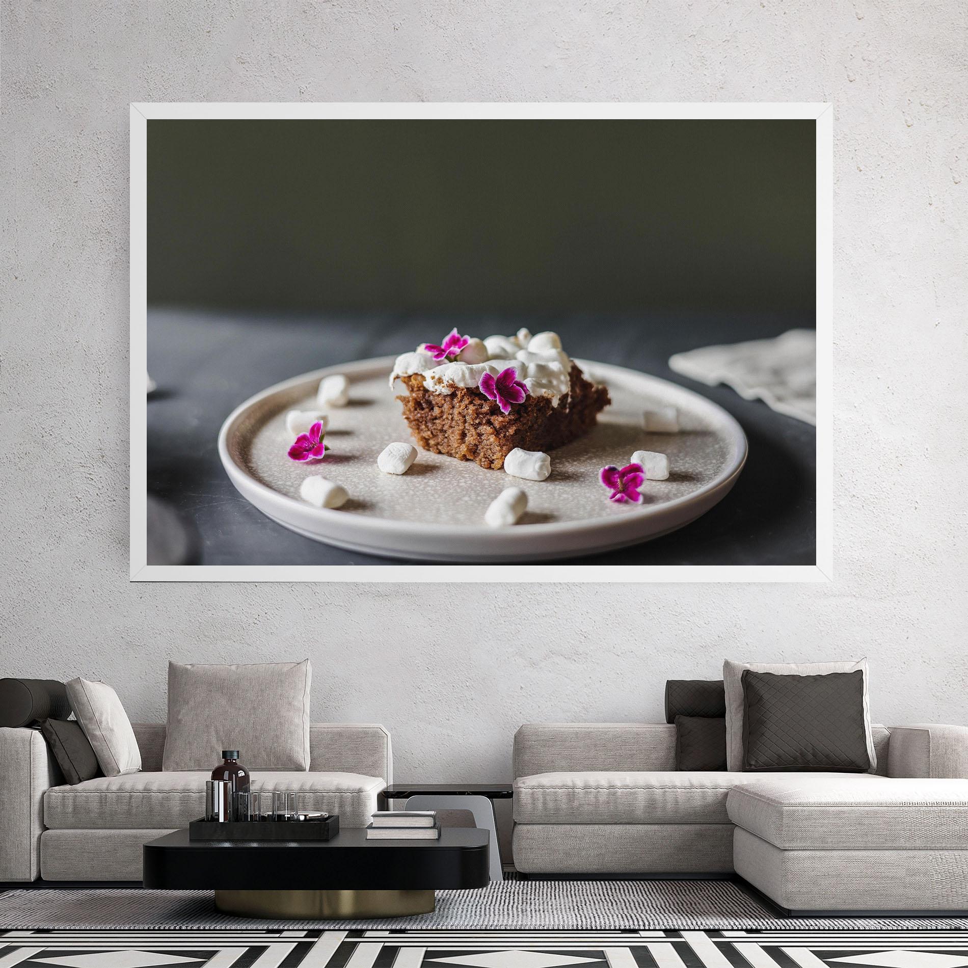 Vászonkép Marshmallow Cake mockup 2