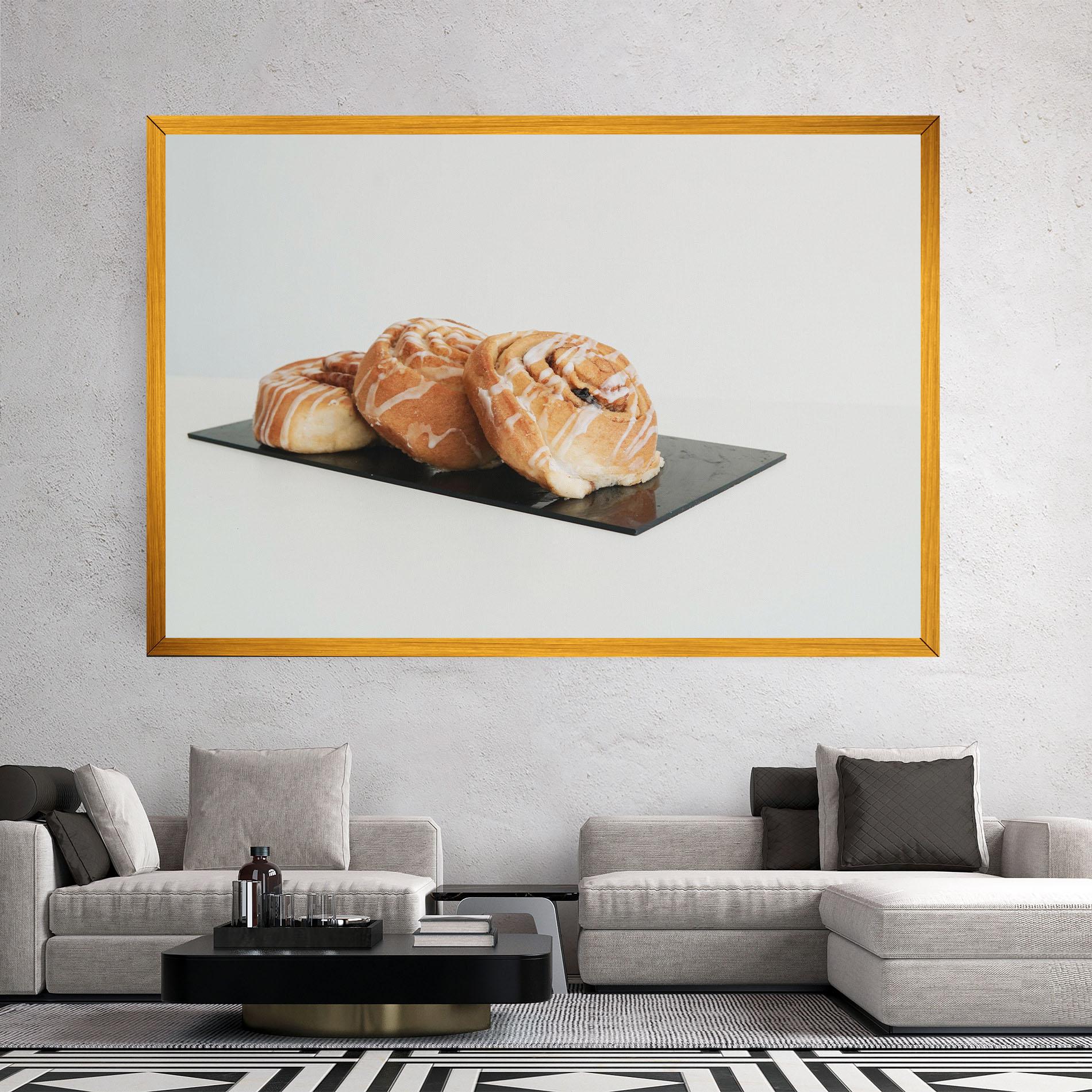 Vászonkép Cinnamon Rolls mockup 2