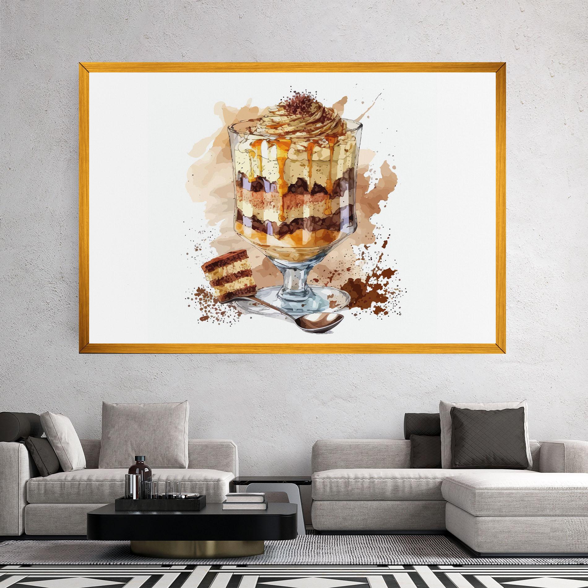 Vászonkép Cup Dessert mockup 2