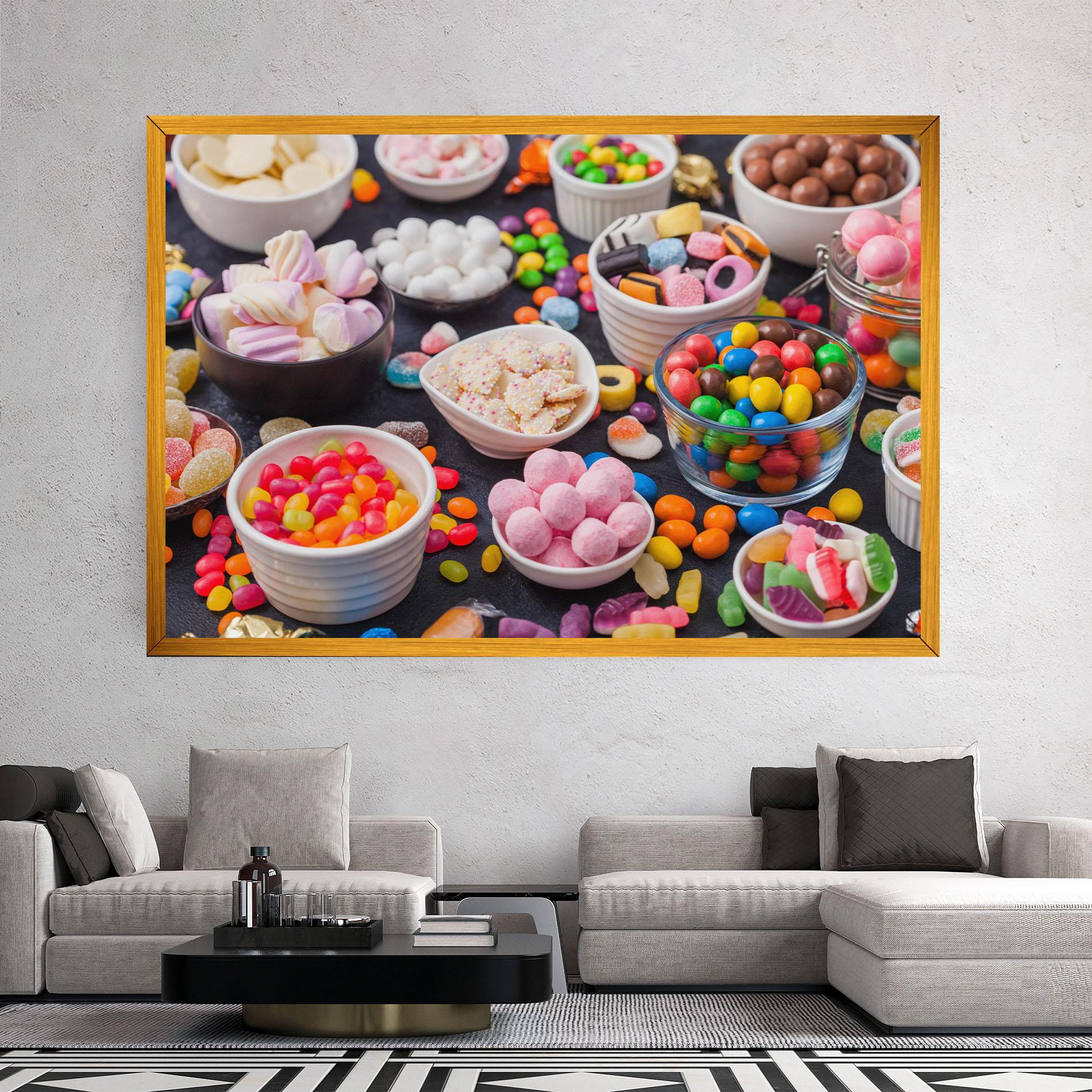 Vászonkép Lollipop Candies mockup 2