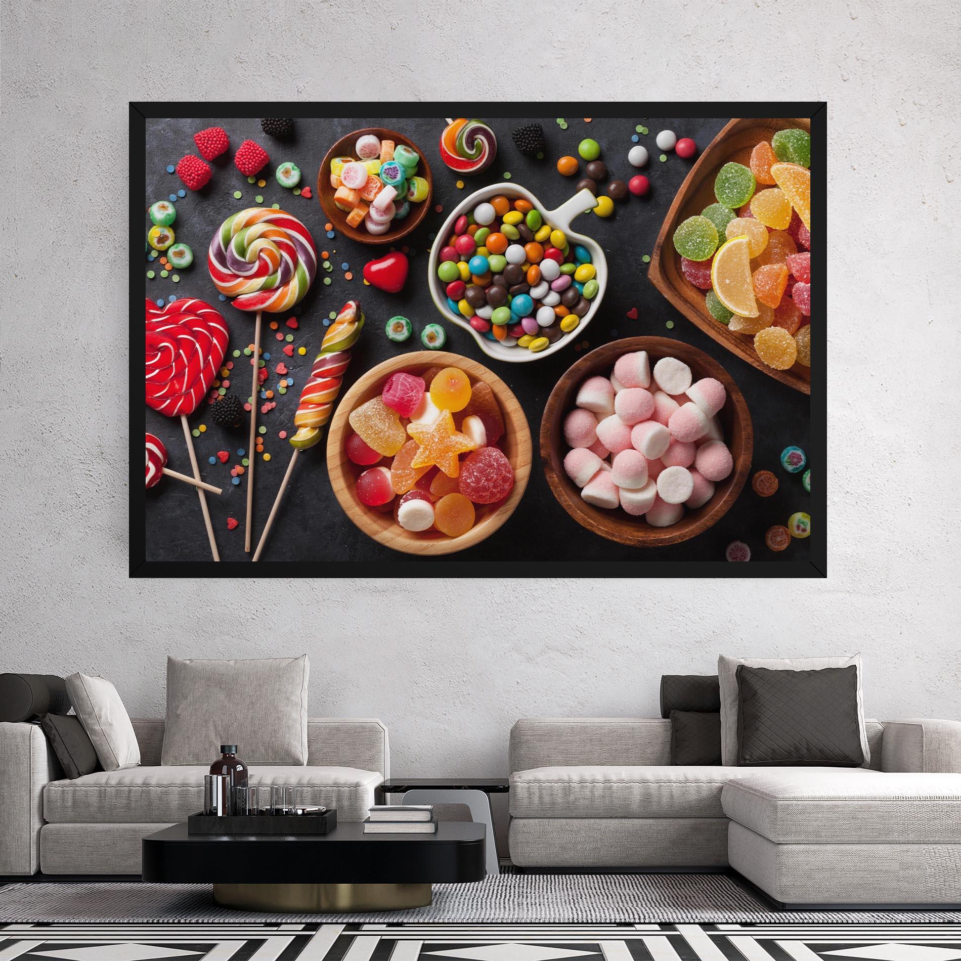 Vászonkép Colorful Candies mockup 2