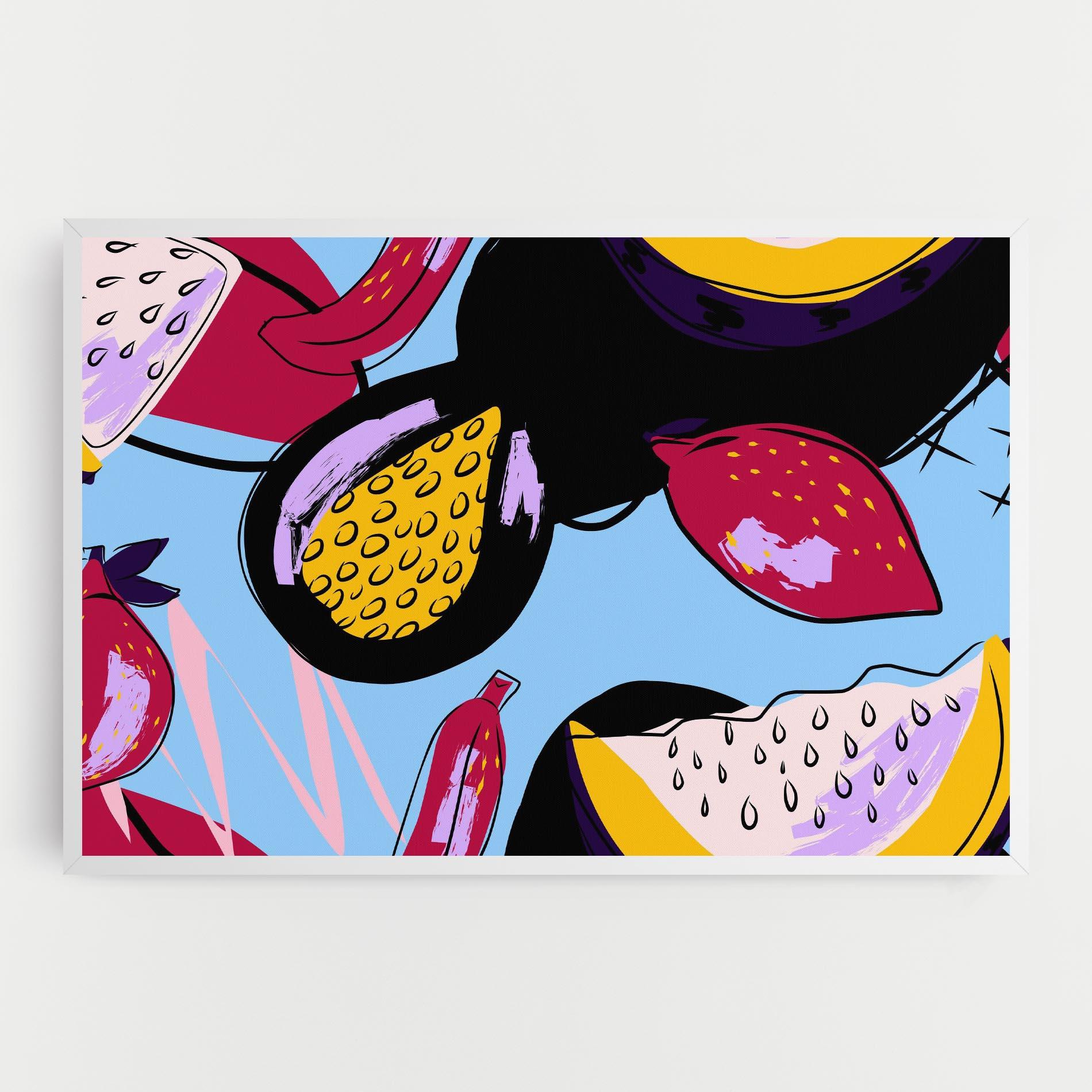 Vászonkép Colorful Fruits mockup 0