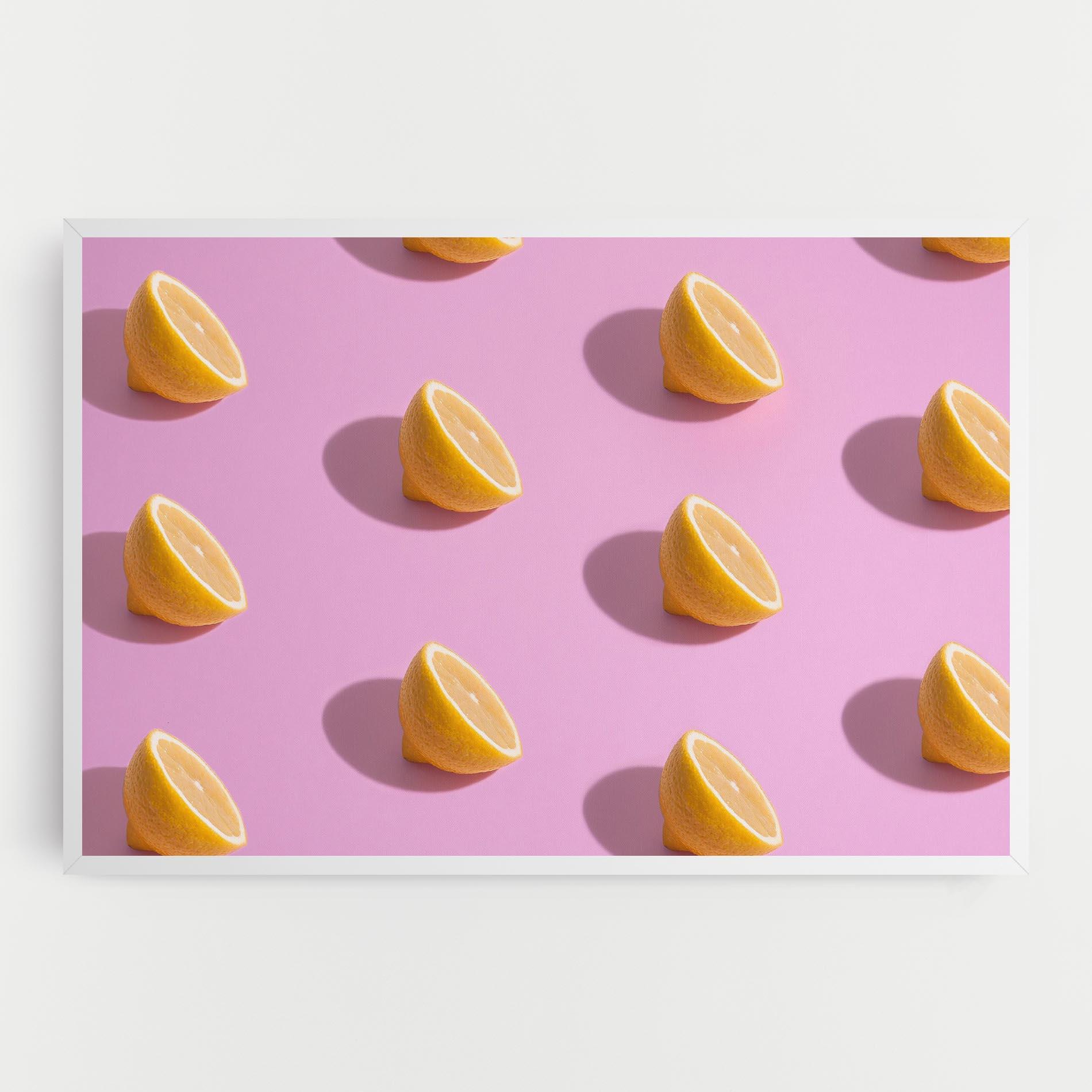 Vászonkép Lemon Pattern mockup 0