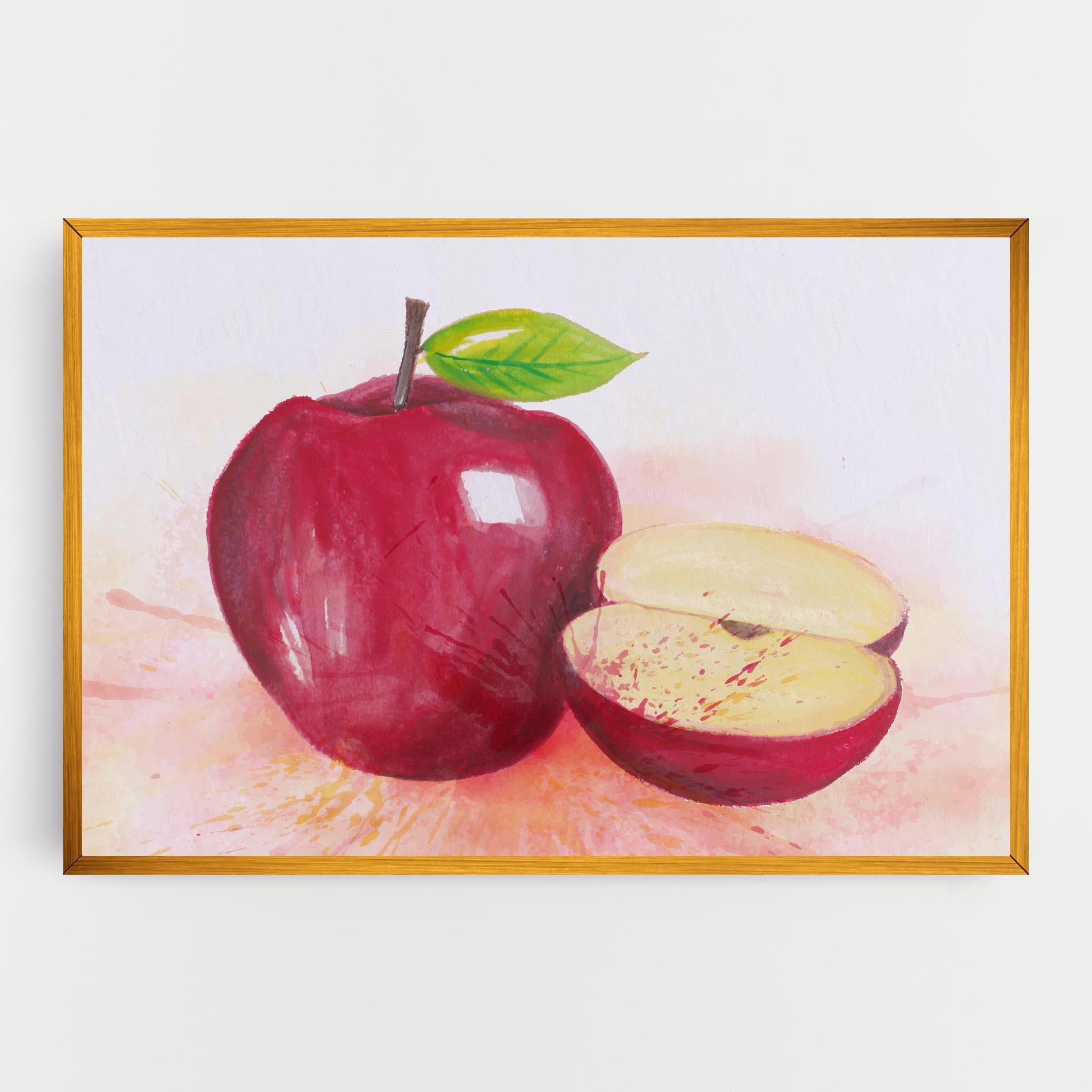 Vászonkép Apple Art mockup 0