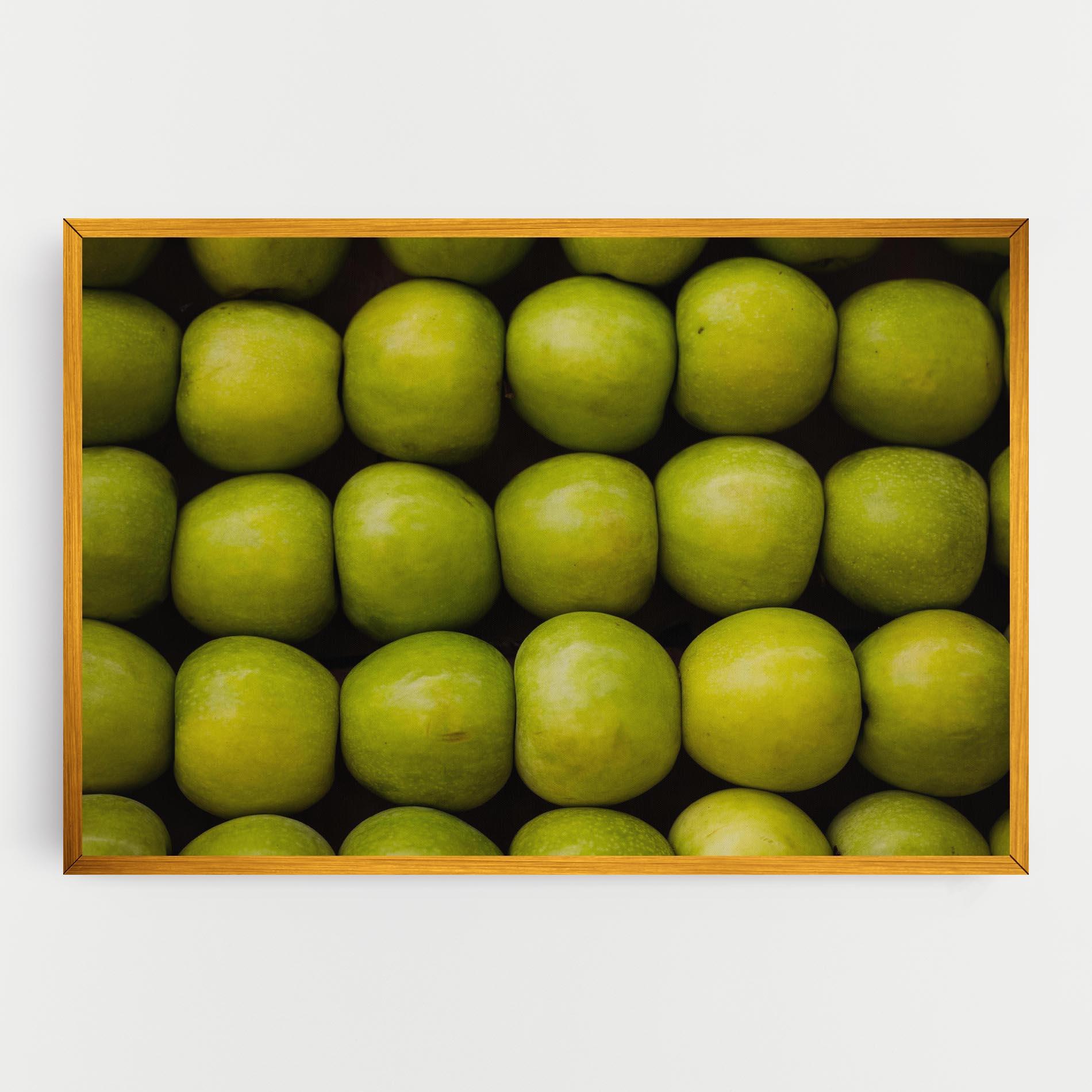 Vászonkép Apple Wall mockup 0