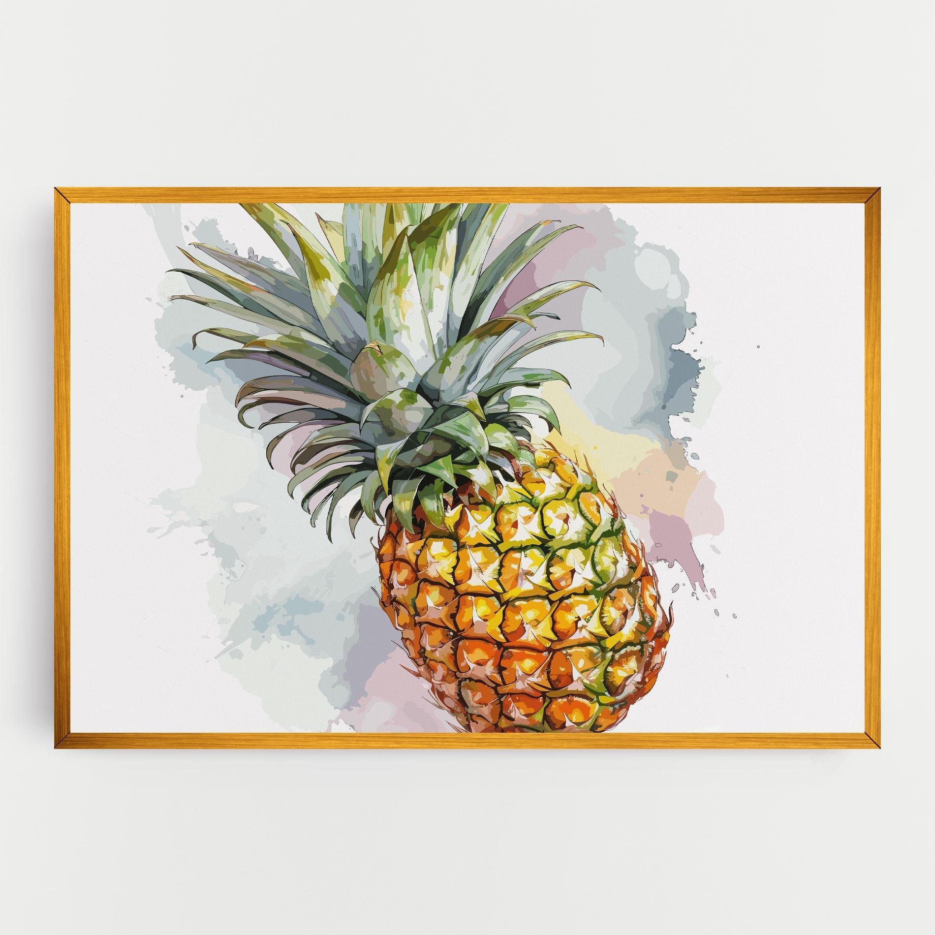 Vászonkép Artistic Pineapple mockup 0
