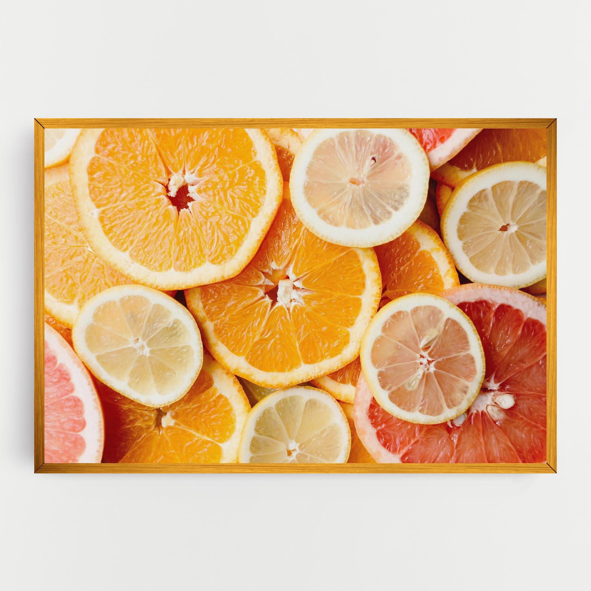 Vászonkép Citrus Fruits mockup 0