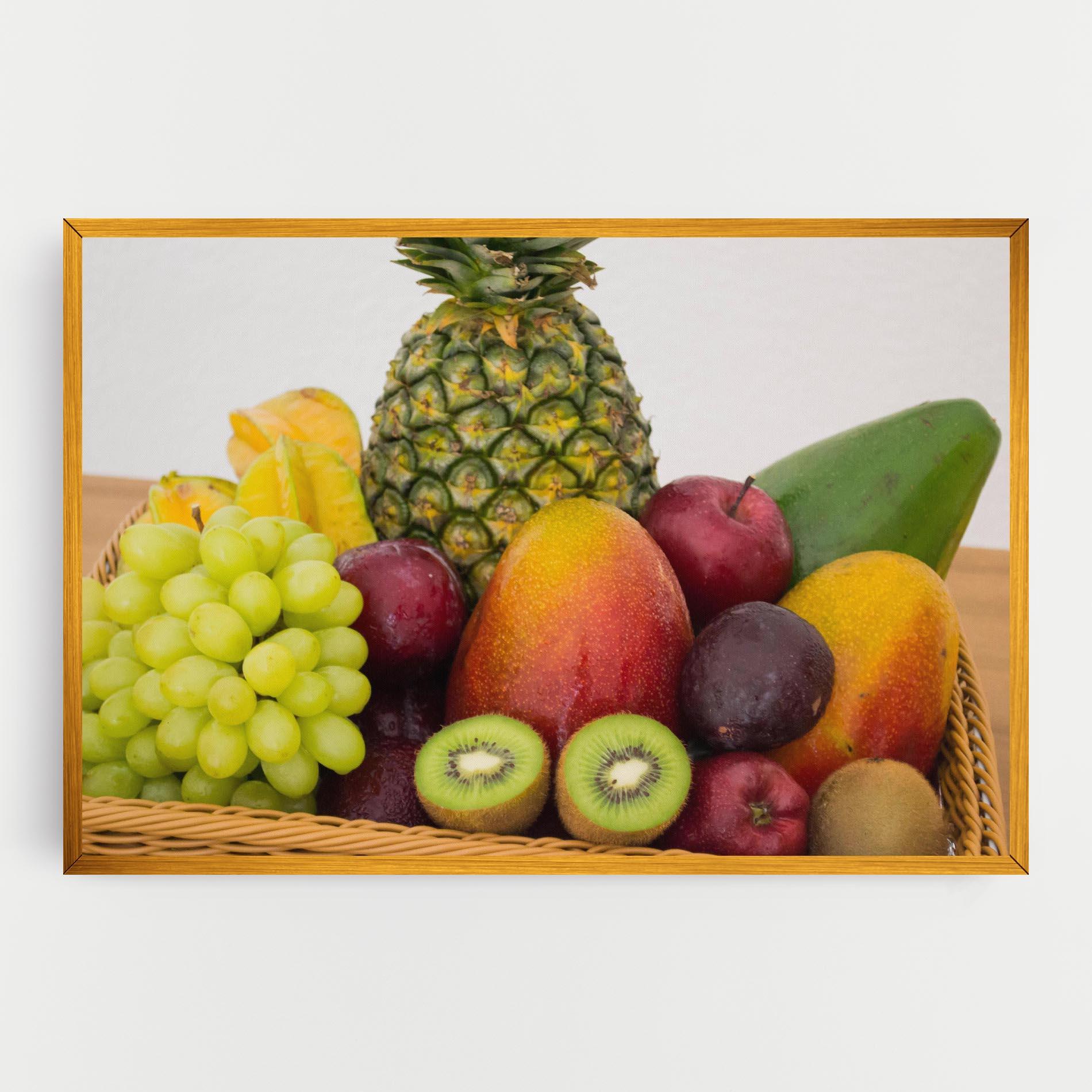 Vászonkép Fruit Basket mockup 0