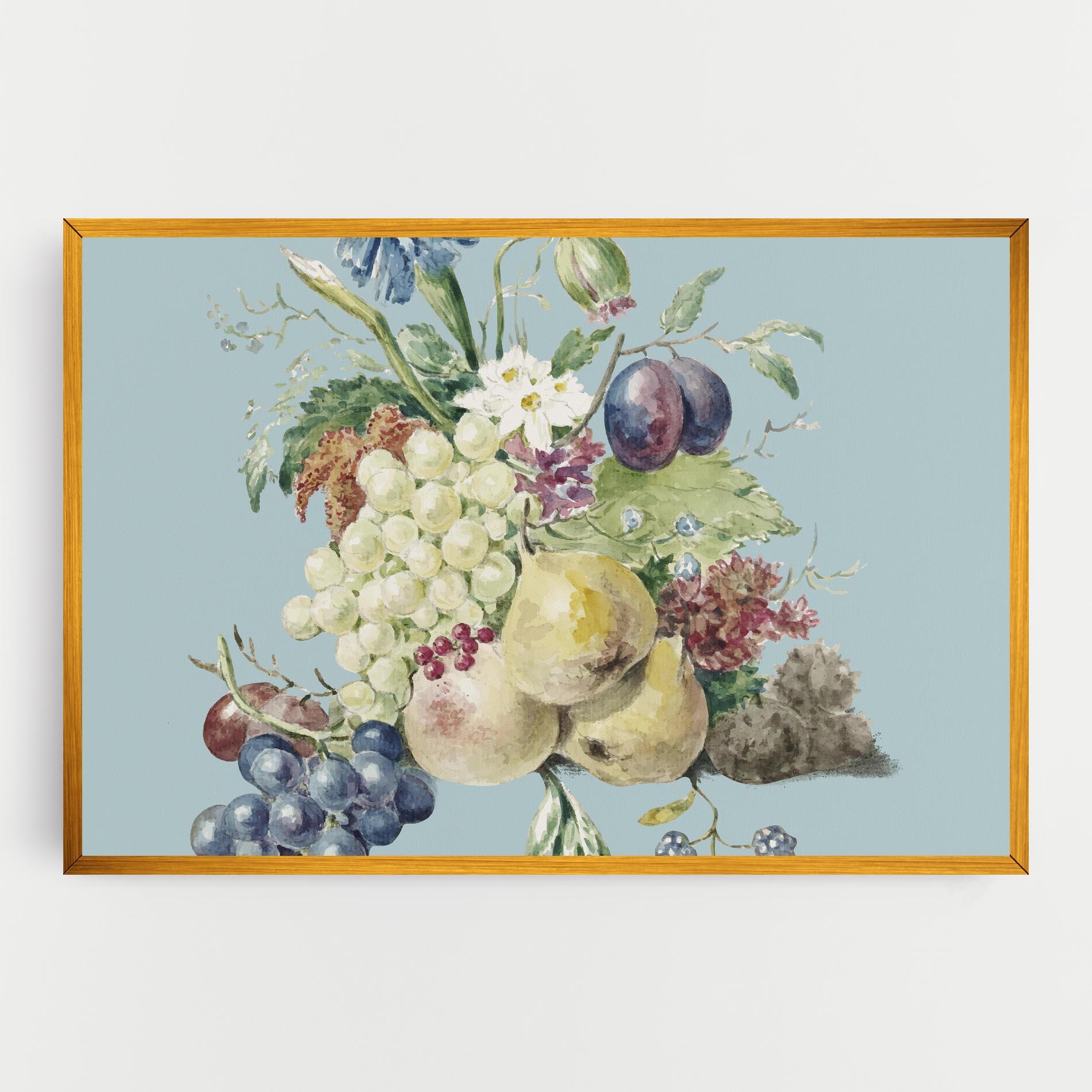 Vászonkép Fruit Paintig mockup 0