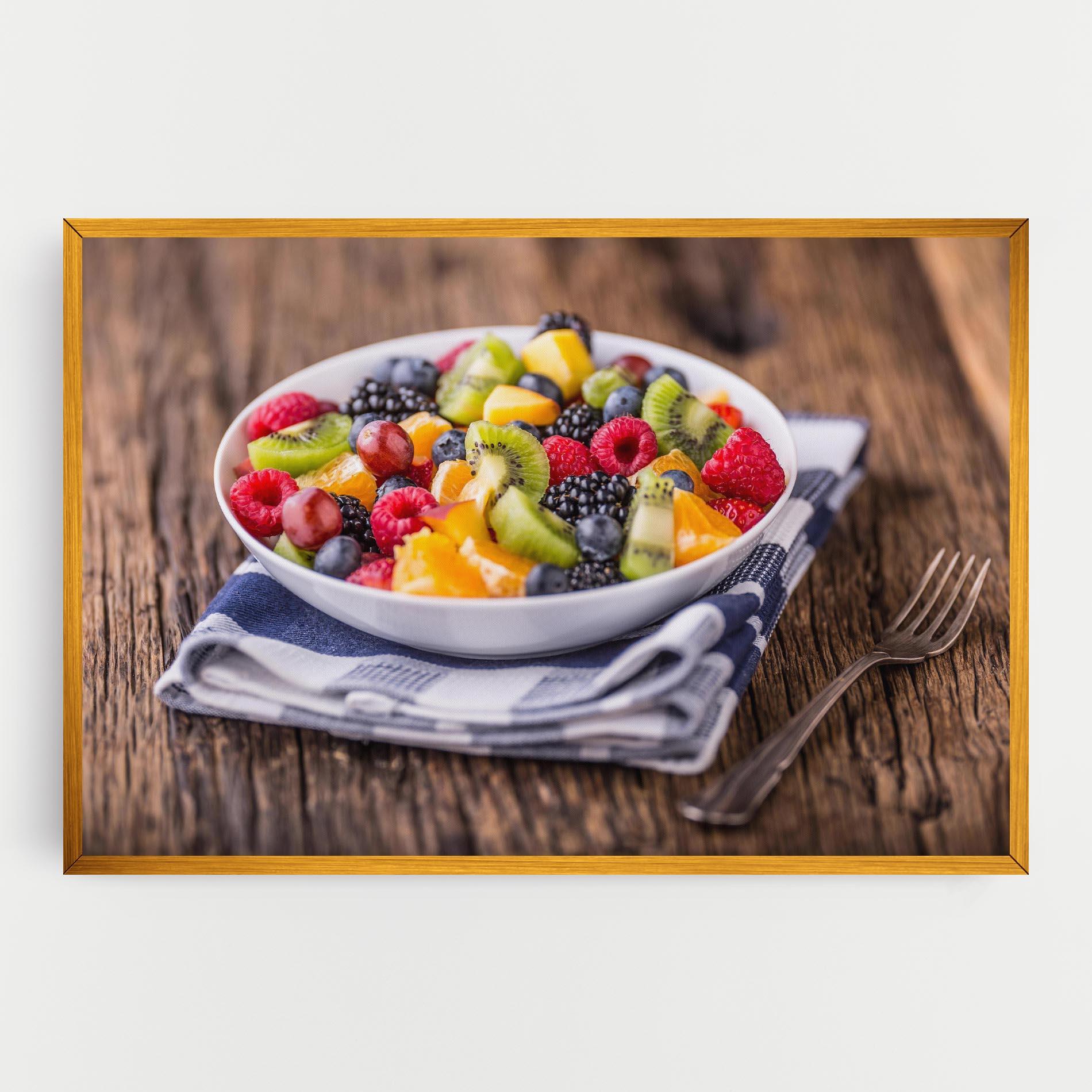 Vászonkép Fruit Salad mockup 0