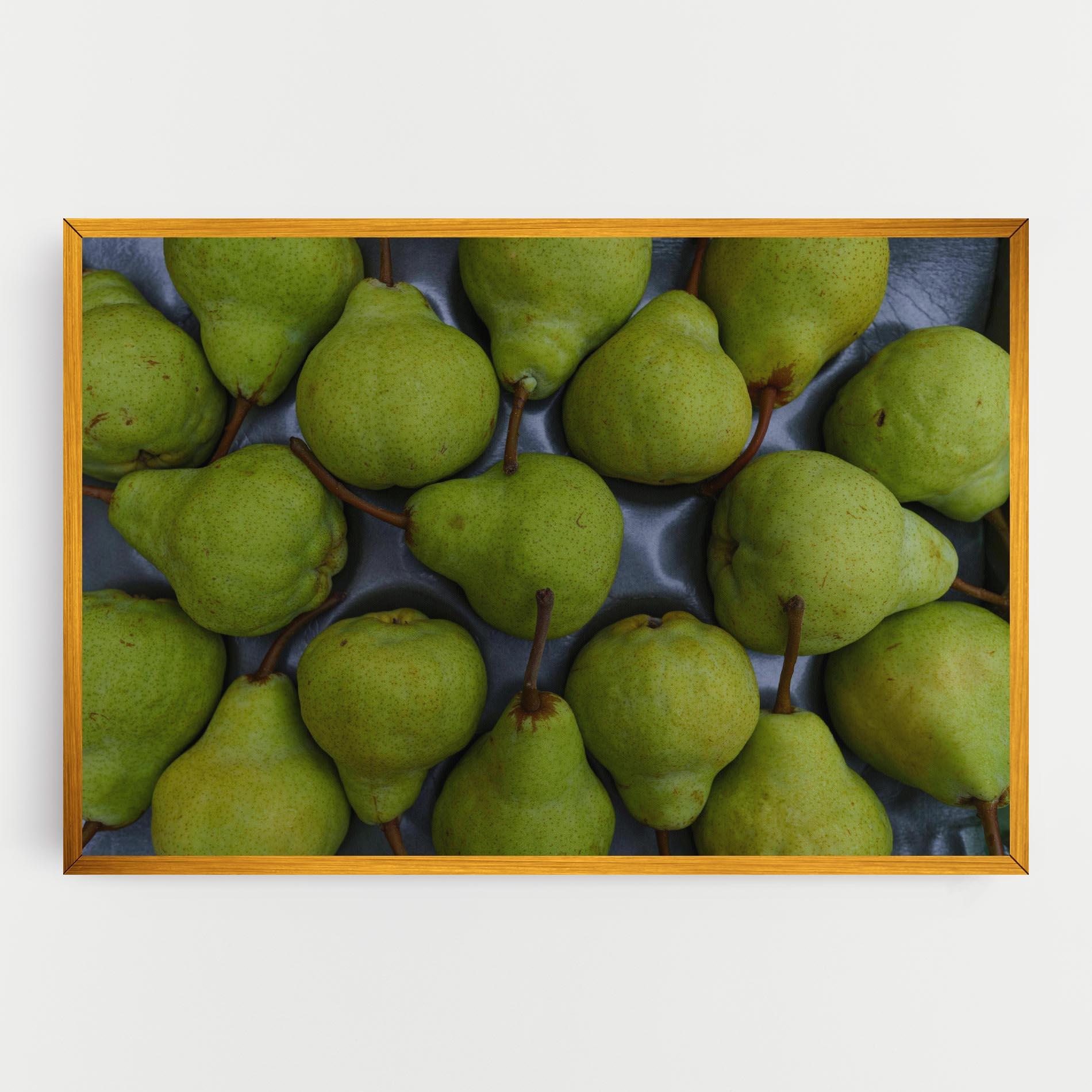 Vászonkép Green Pear mockup 0
