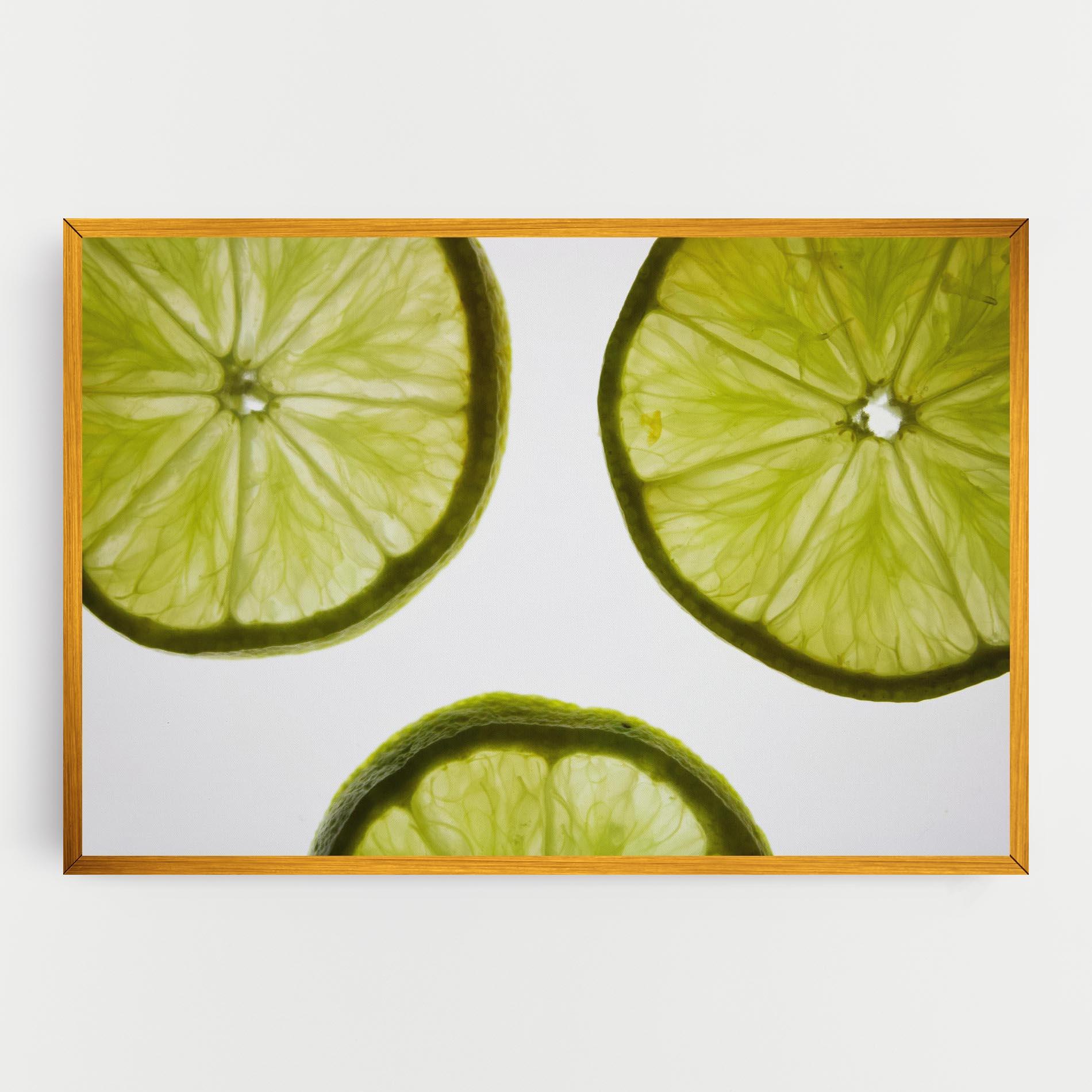 Vászonkép Lime Slice mockup 0