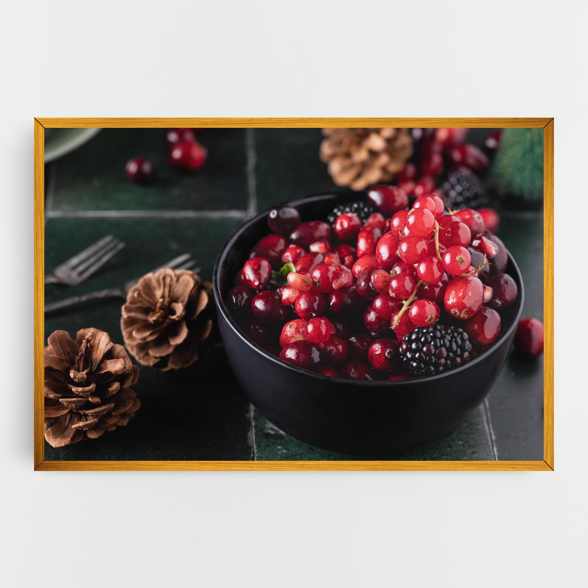 Vászonkép Red Berries mockup 0