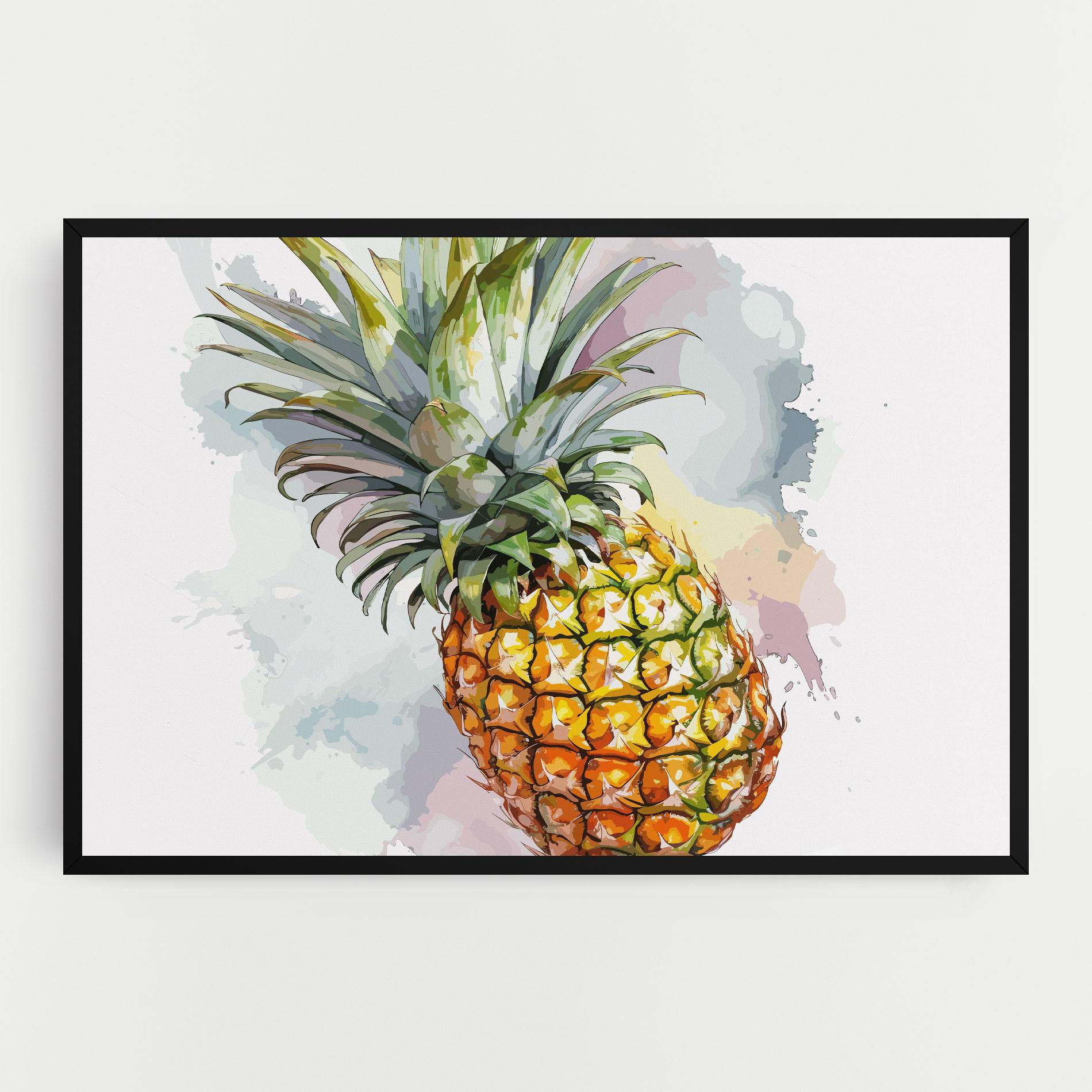 Vászonkép Artistic Pineapple mockup 0