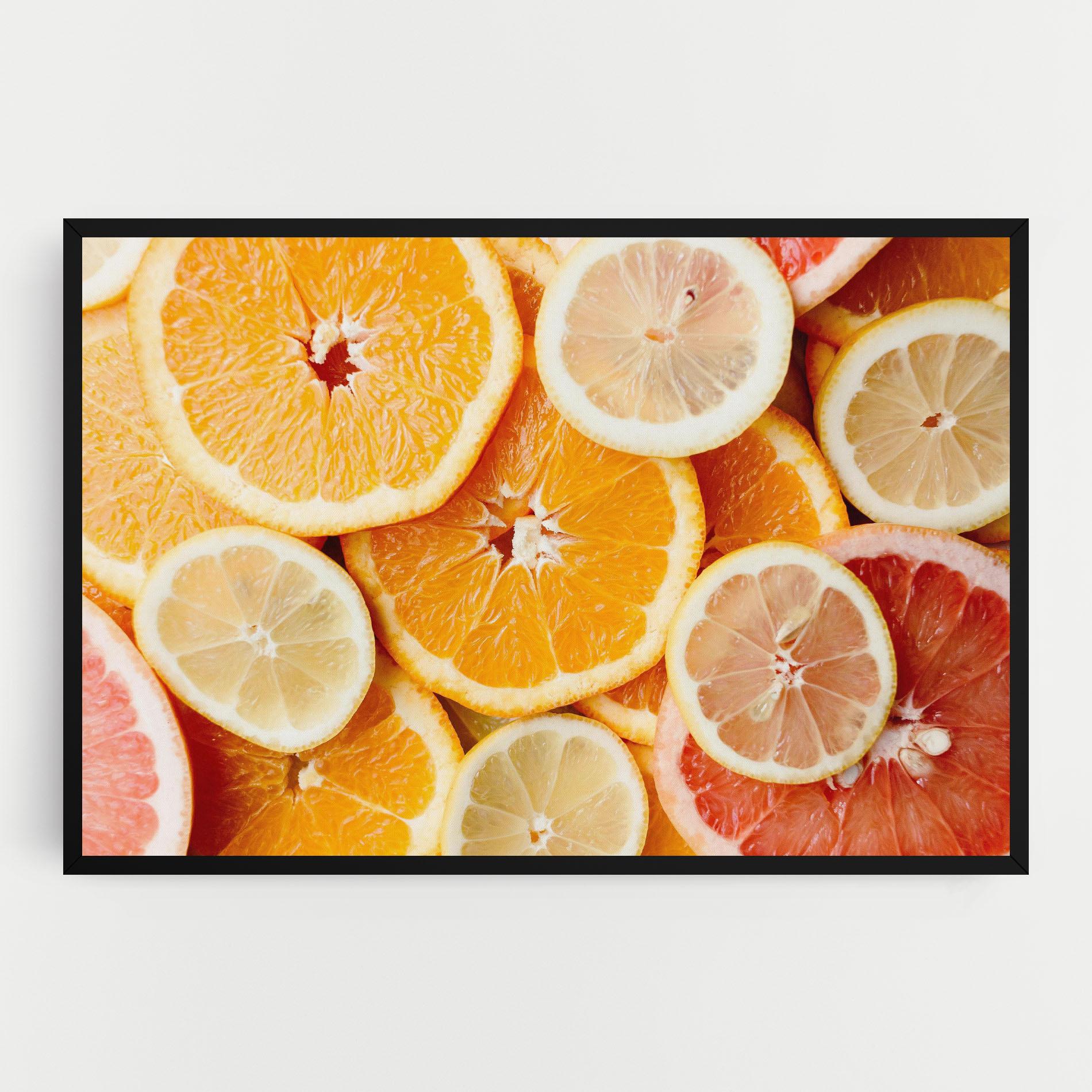 Vászonkép Citrus Fruits mockup 0