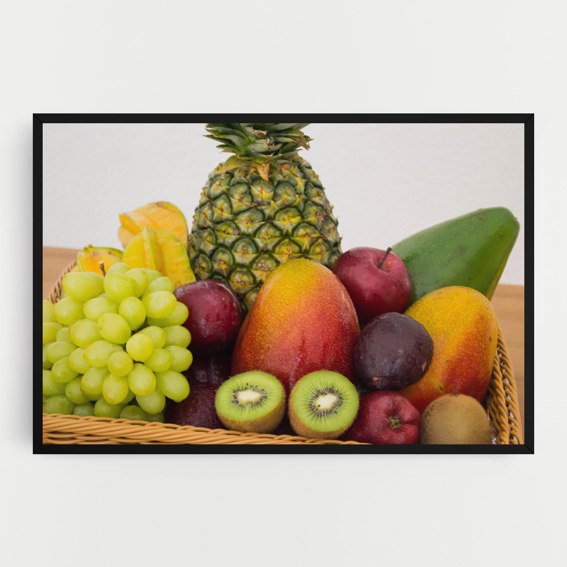 Vászonkép Fruit Basket mockup 0