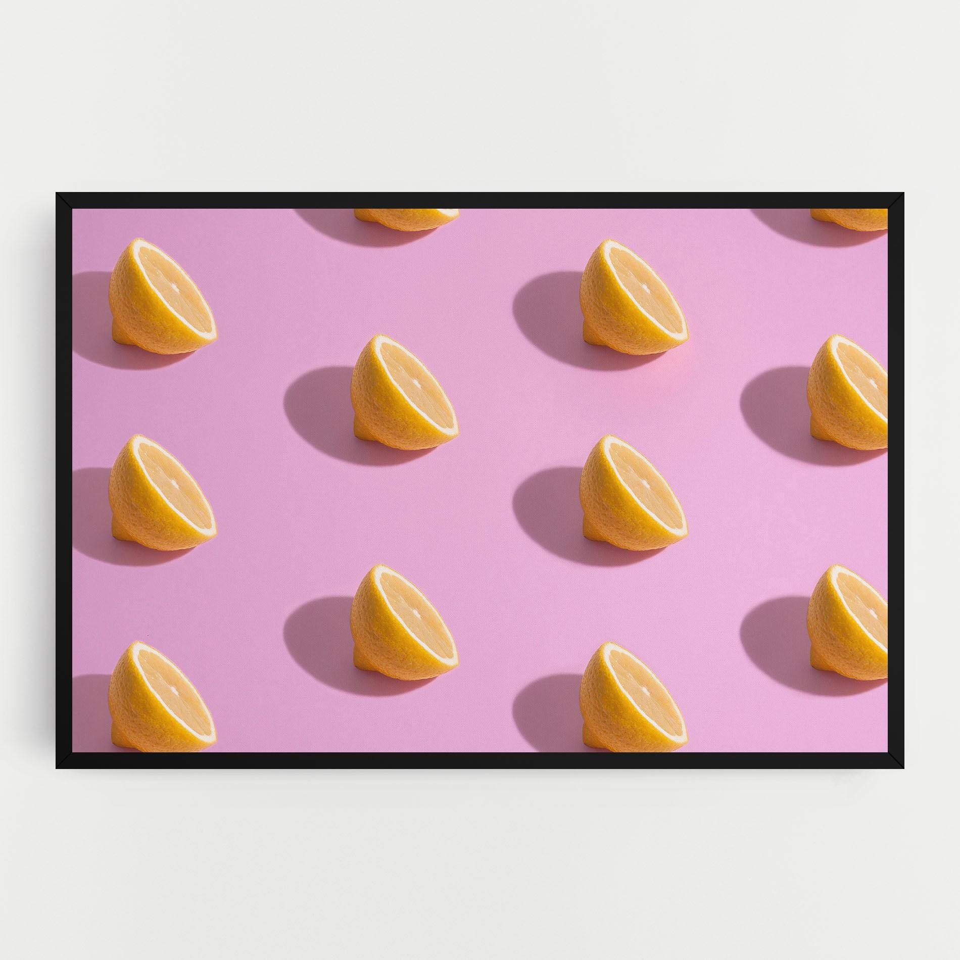 Vászonkép Lemon Pattern mockup 0