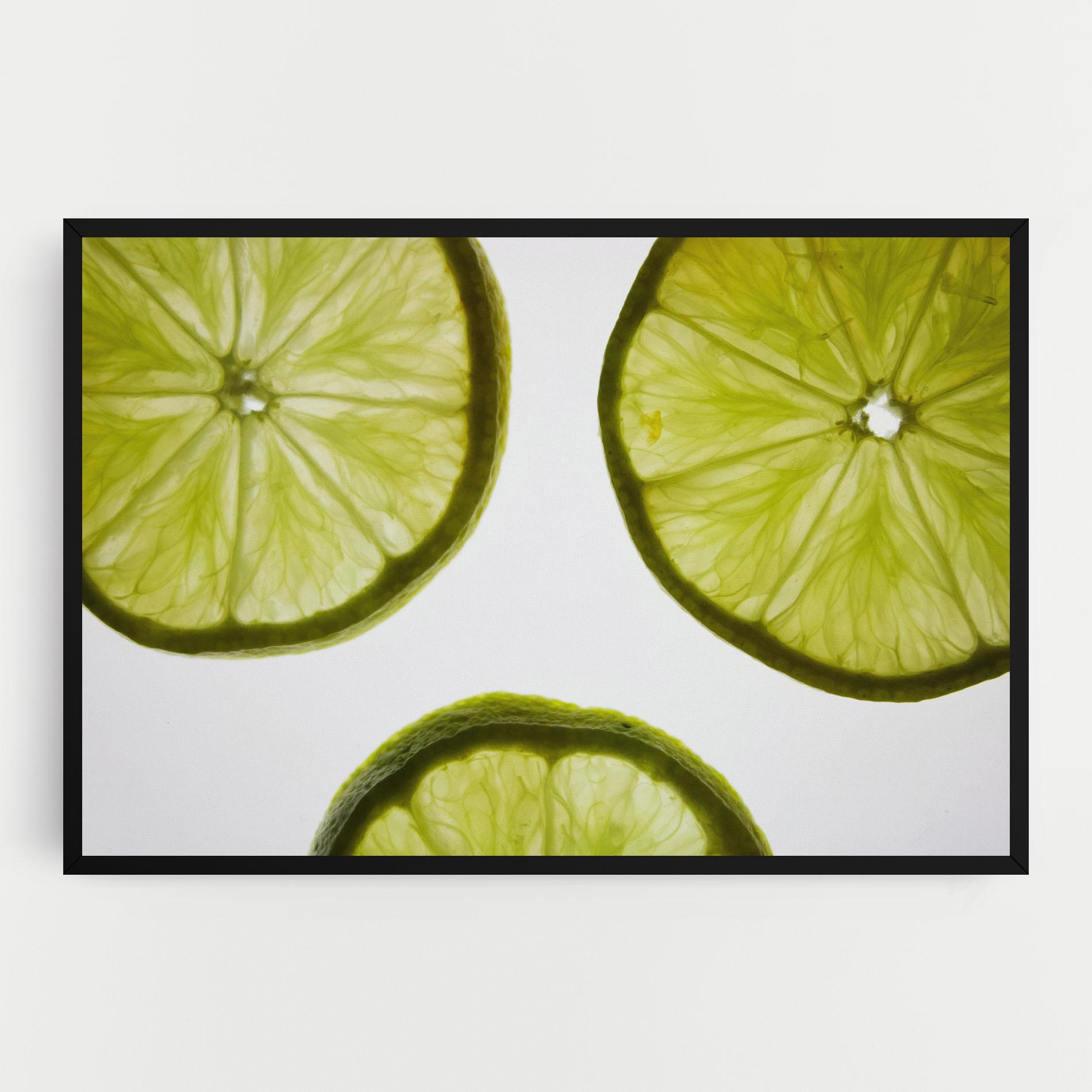 Vászonkép Lime Slice mockup 0