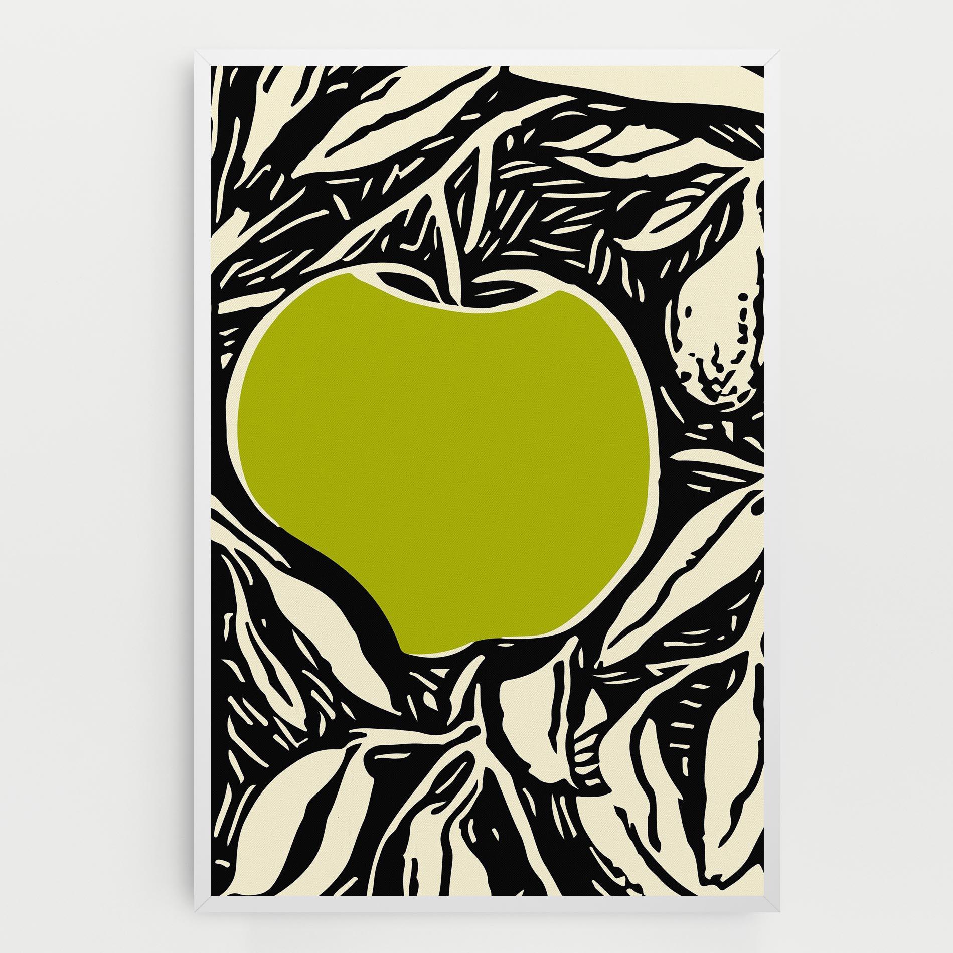 Vászonkép Green Apple mockup 0