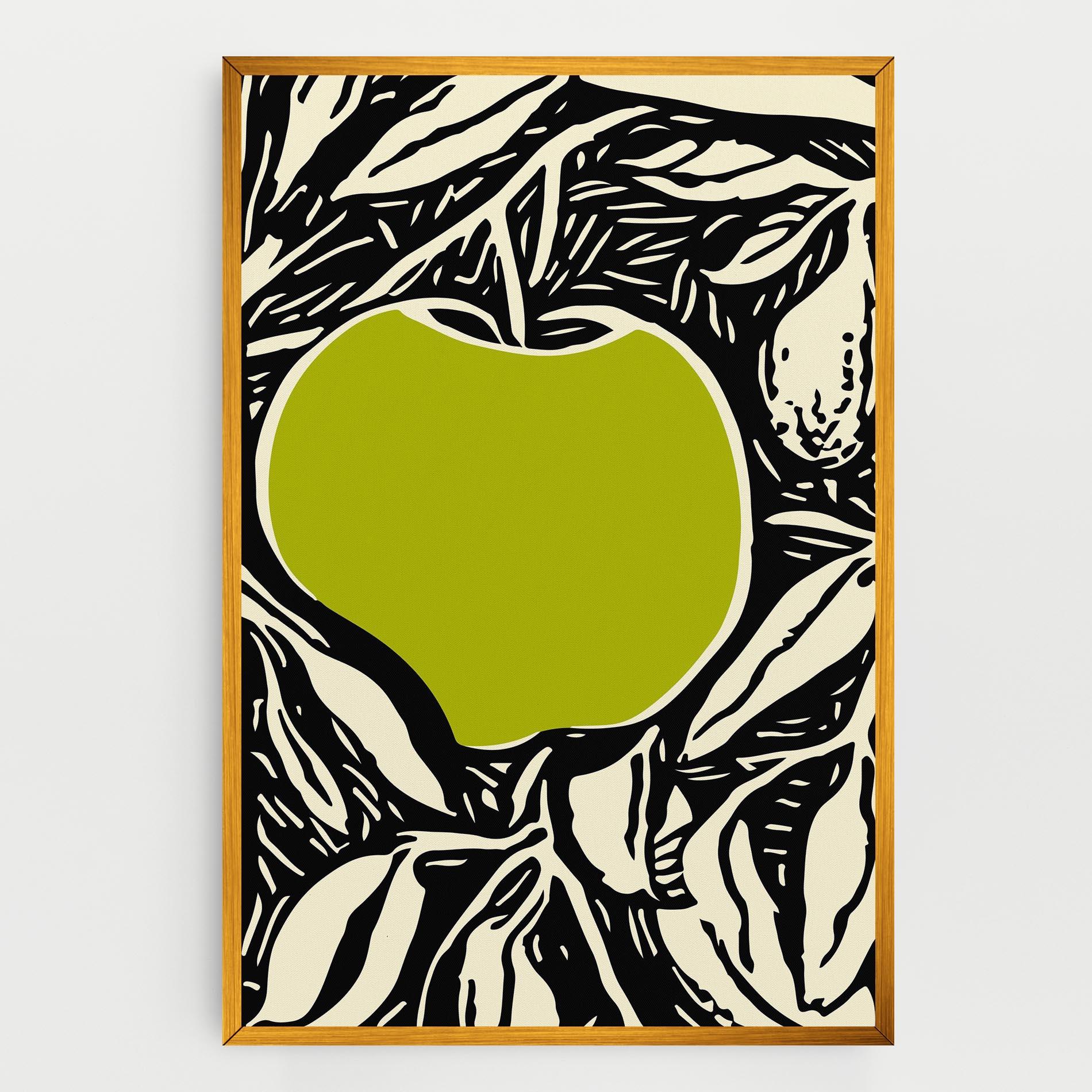 Vászonkép Green Apple mockup 0