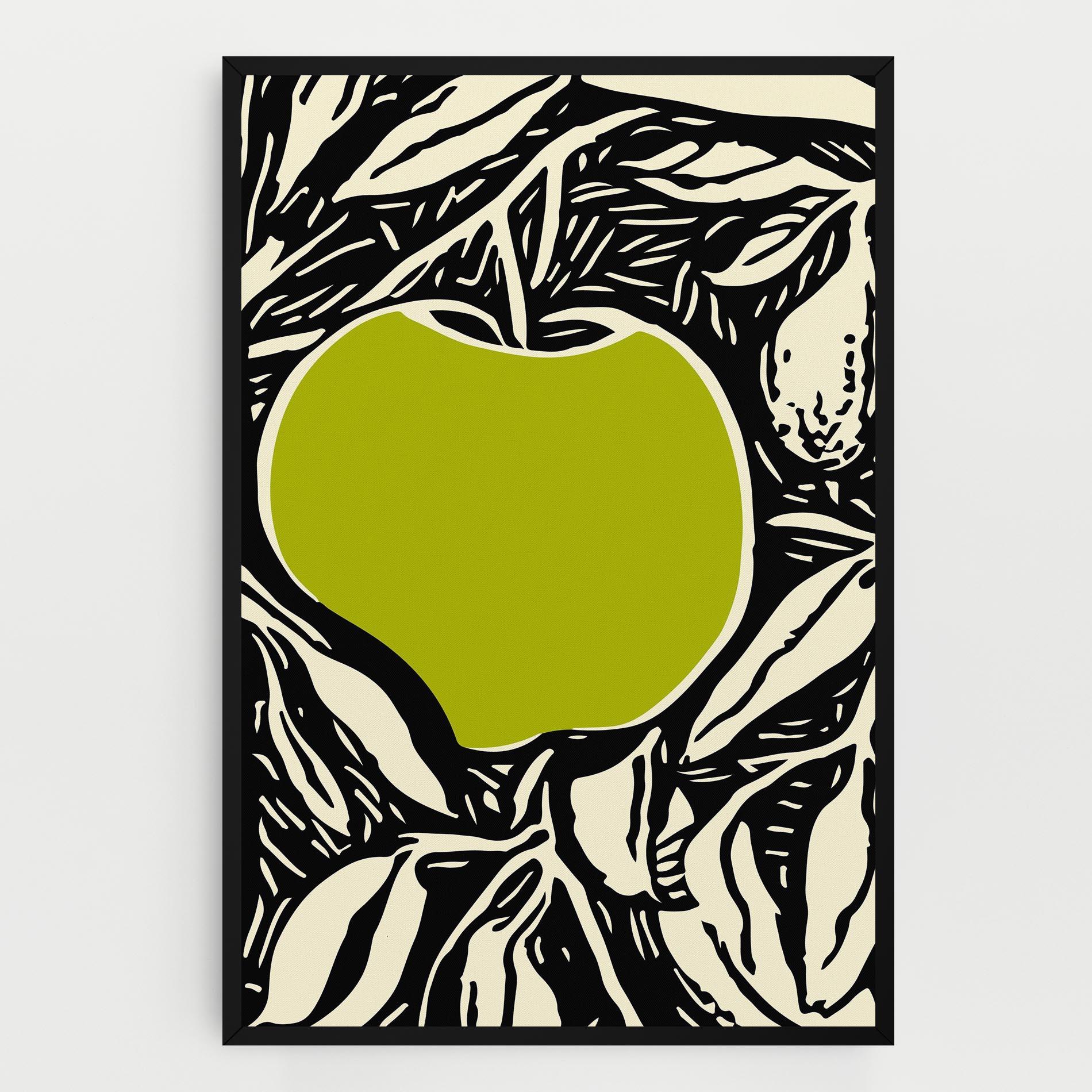 Vászonkép Green Apple mockup 0