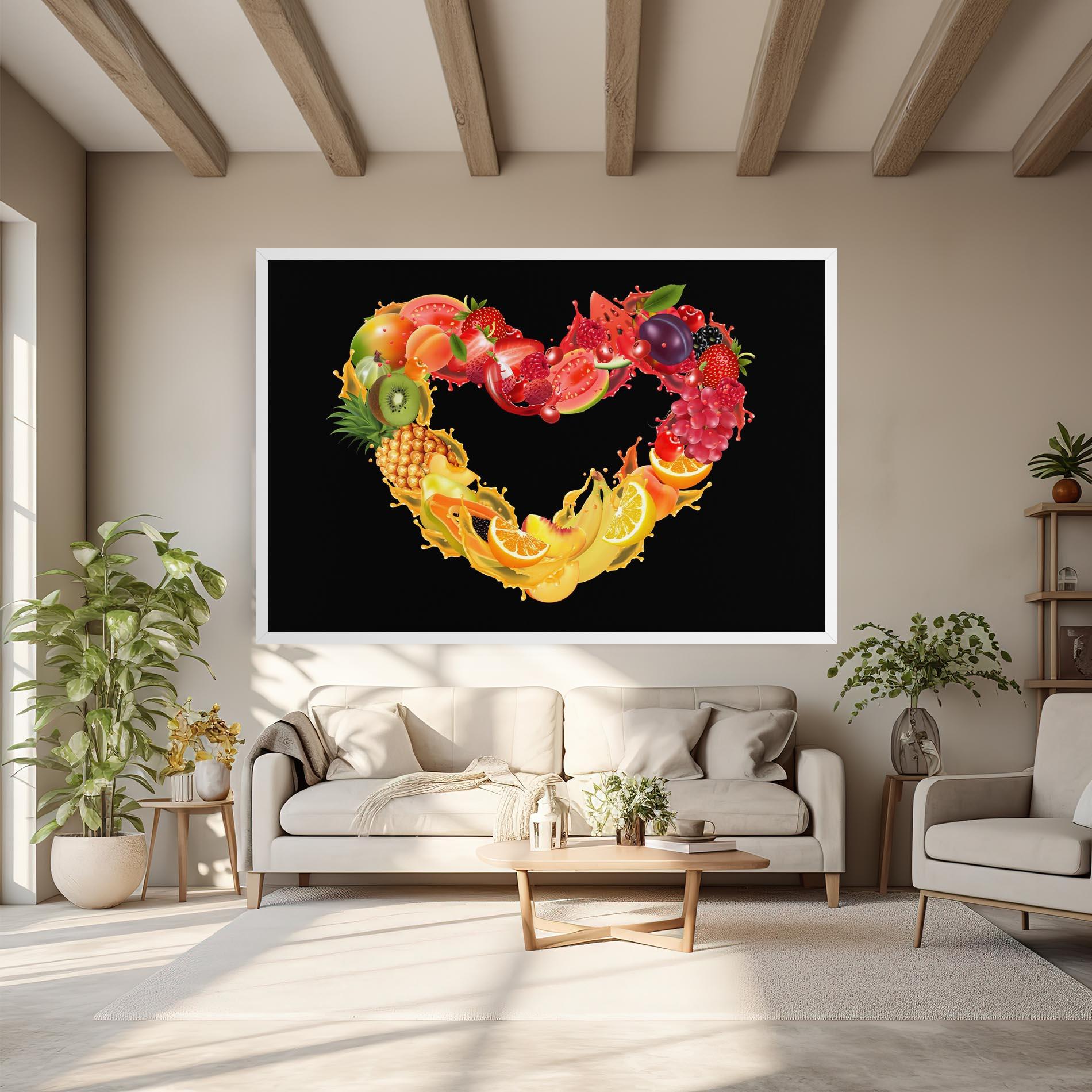 Vászonkép Juice Frame mockup 6