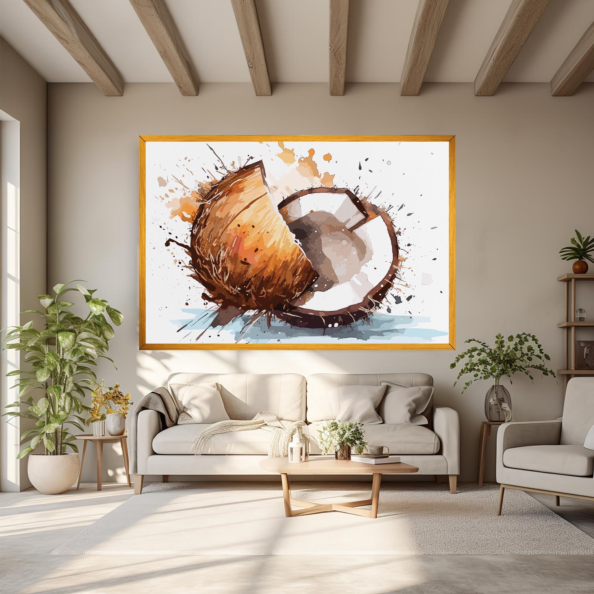 Vászonkép Coconut Art mockup 6