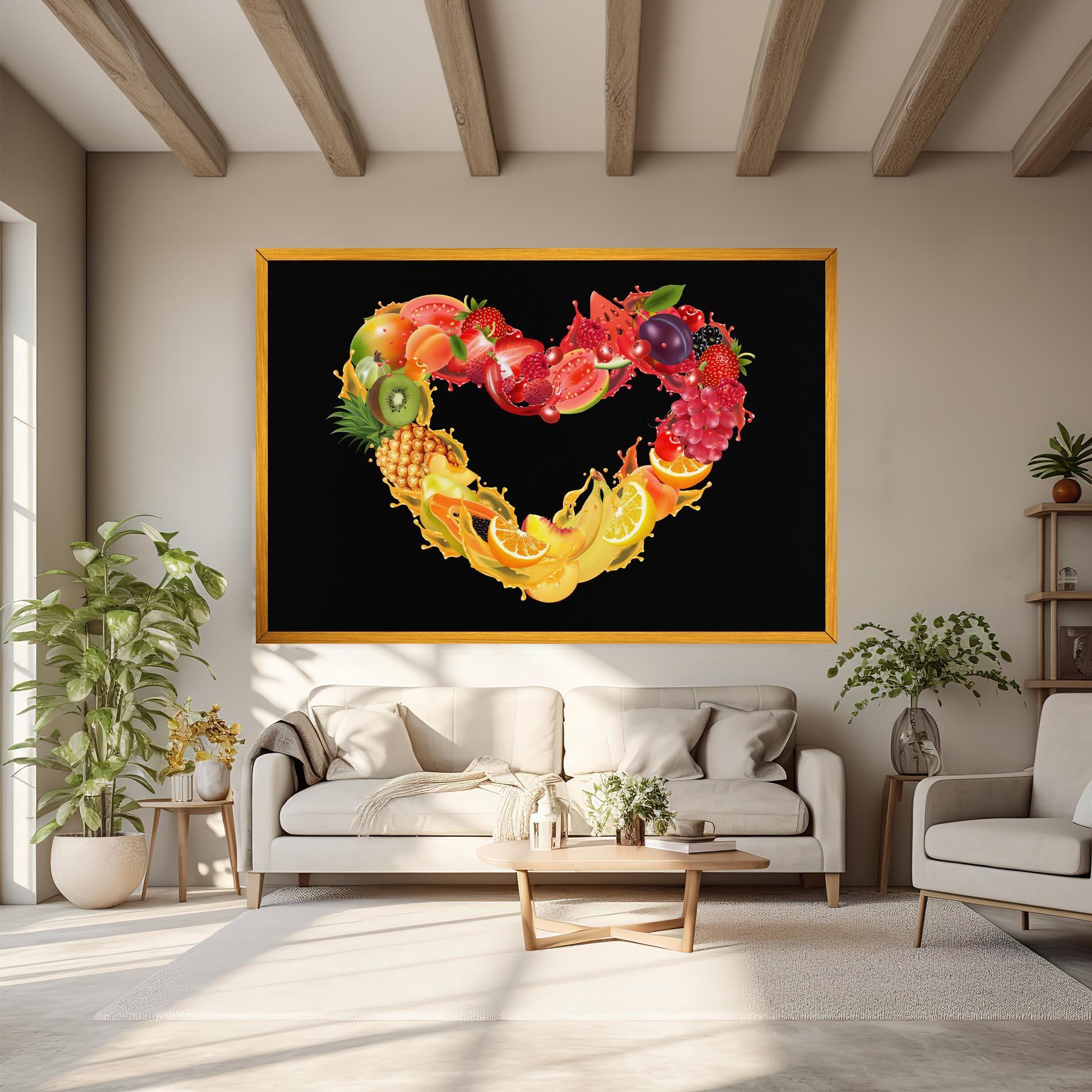 Vászonkép Juice Frame mockup 6