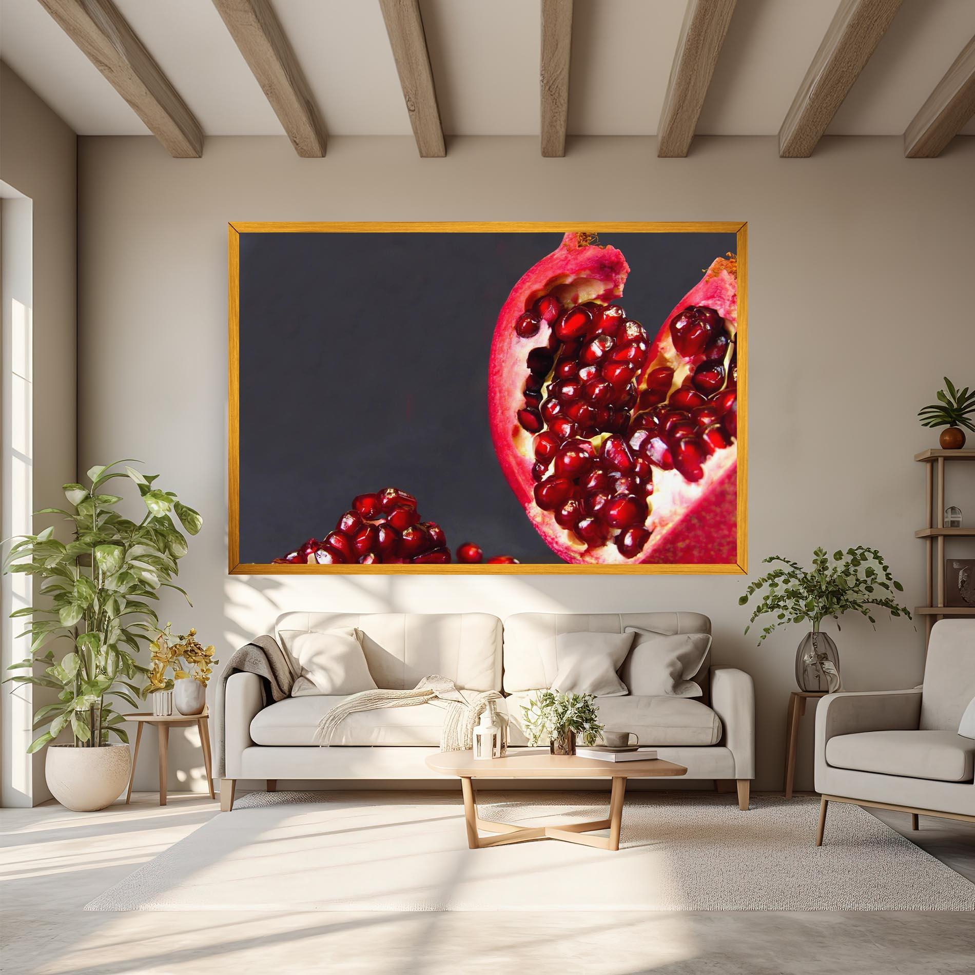 Vászonkép Open Pomegranate mockup 6