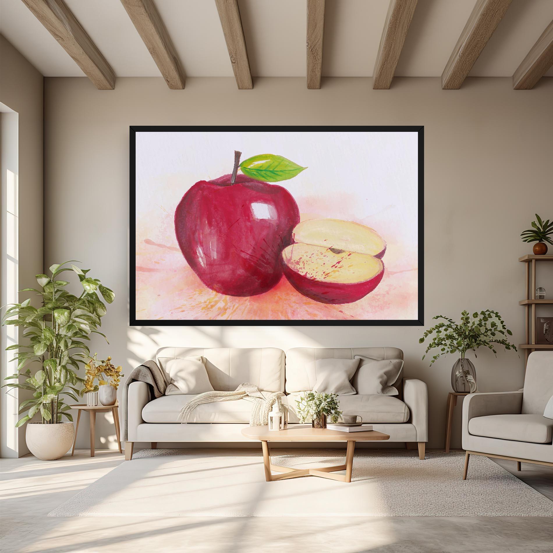 Vászonkép Apple Art mockup 6