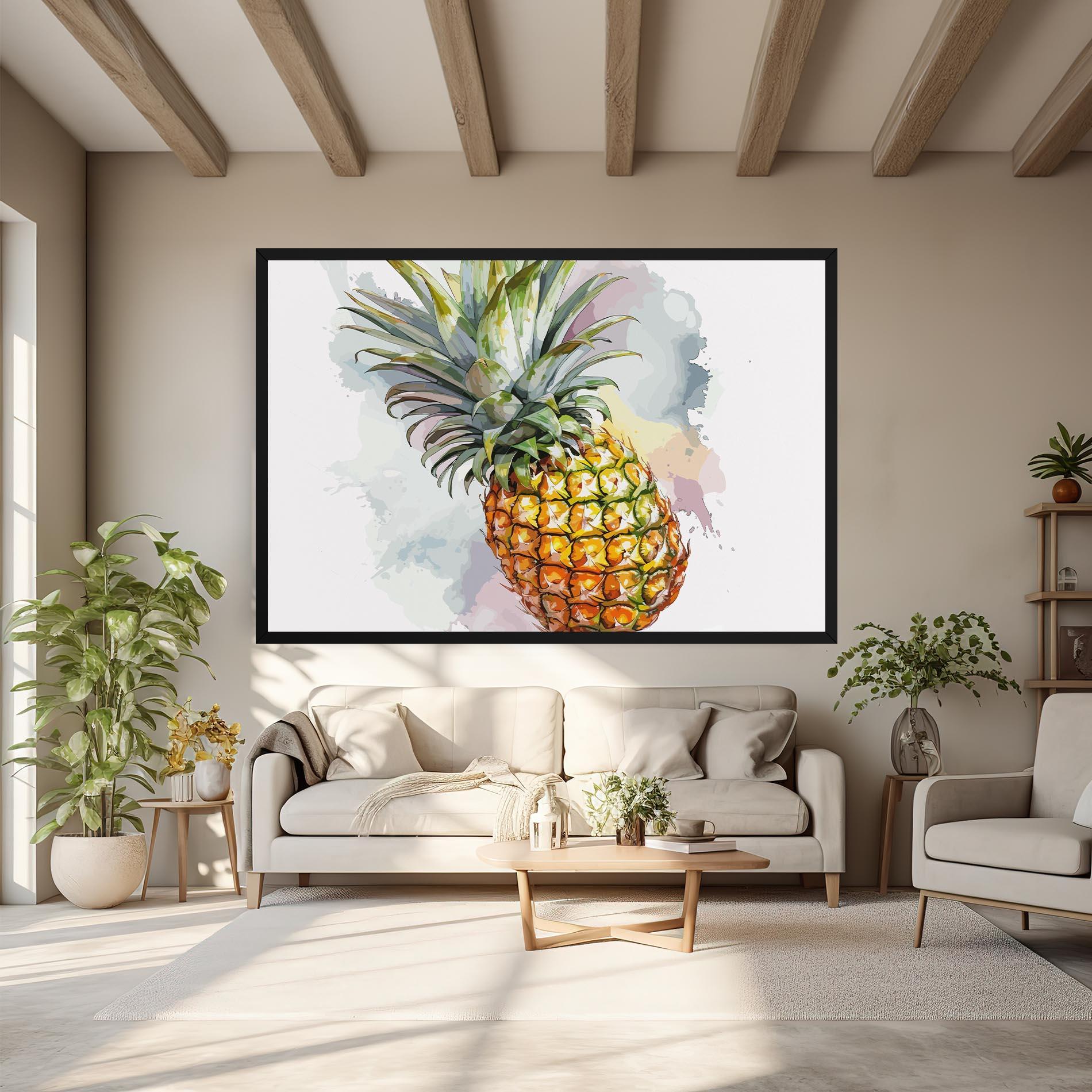 Vászonkép Artistic Pineapple mockup 6