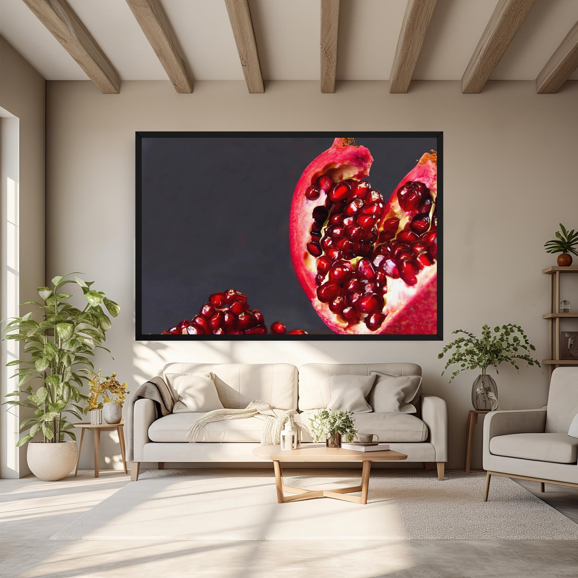Vászonkép Open Pomegranate mockup 6